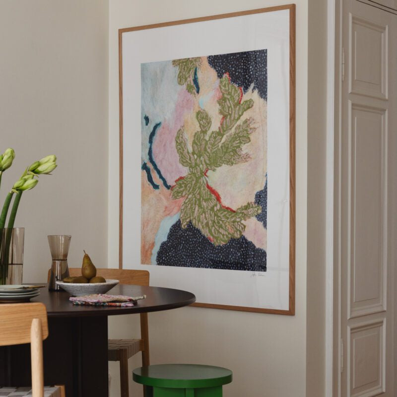 Little Green Print by Sofie Rebecca Iversen