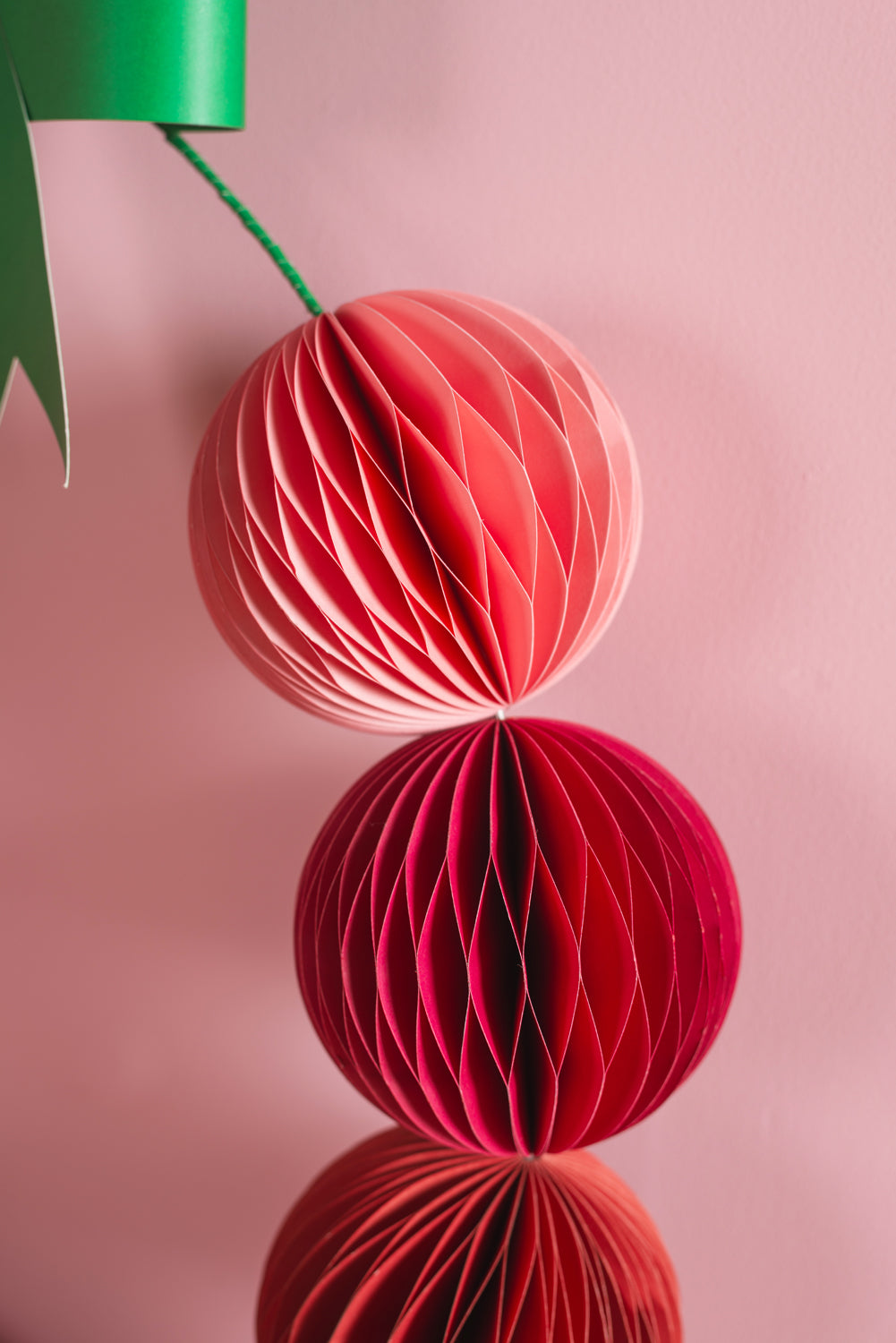 Pink Tones Origami Wreath