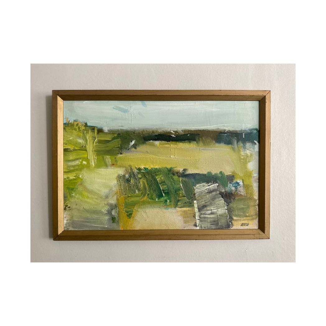Abstract Island Oil Painting