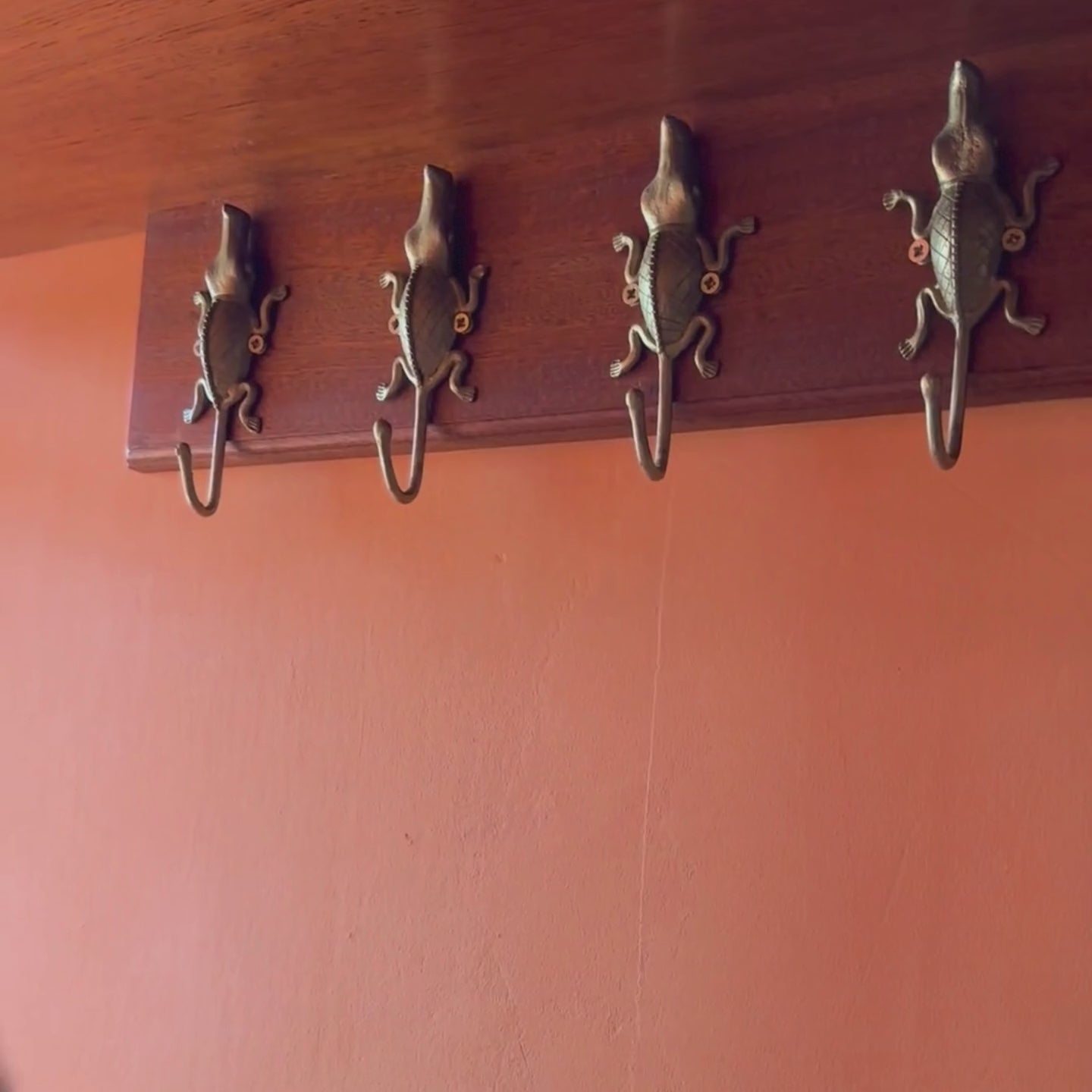 Ghanaian Ashanti Brass Hook 'Crocodile'
