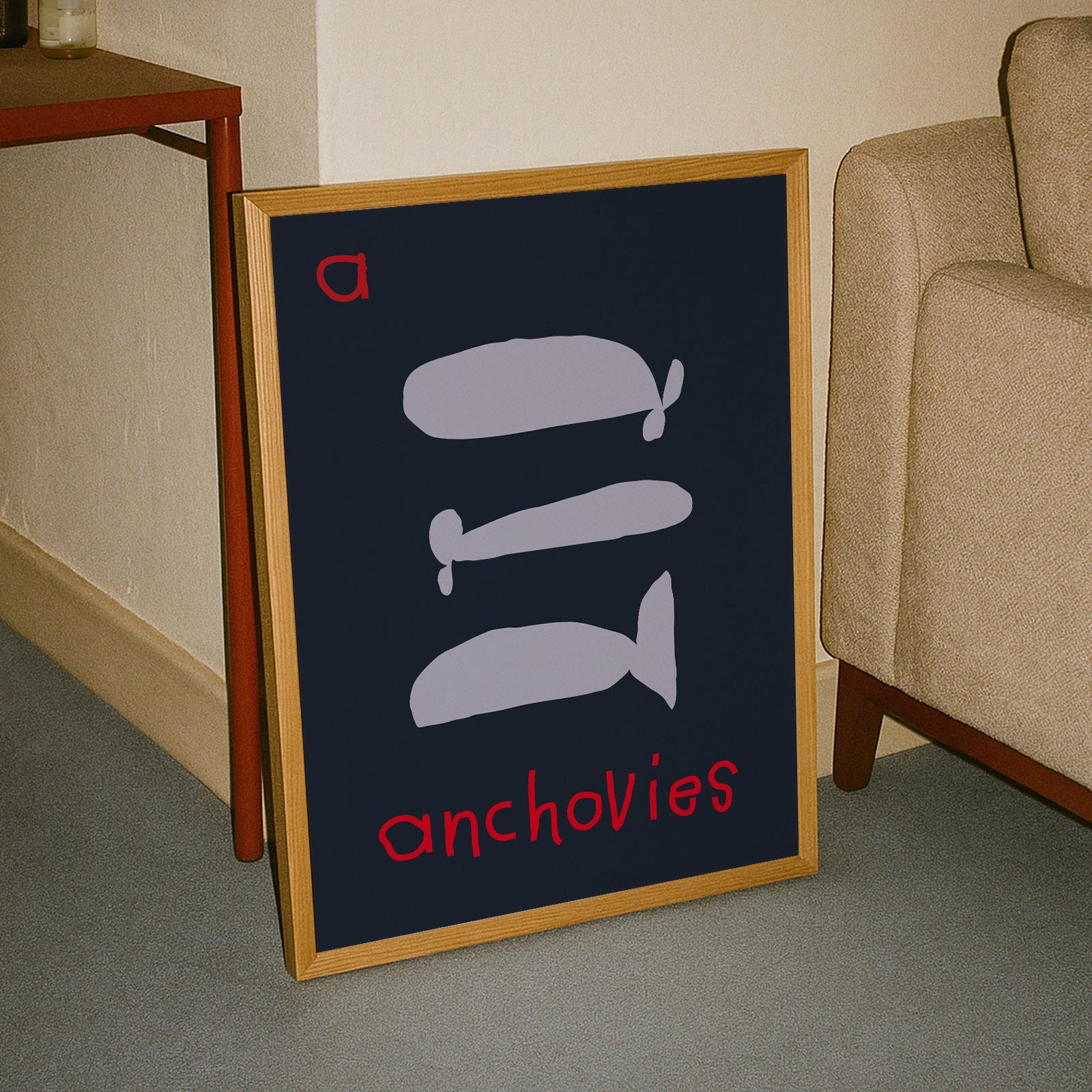A for Anchovies | Giclée Fine Art Print