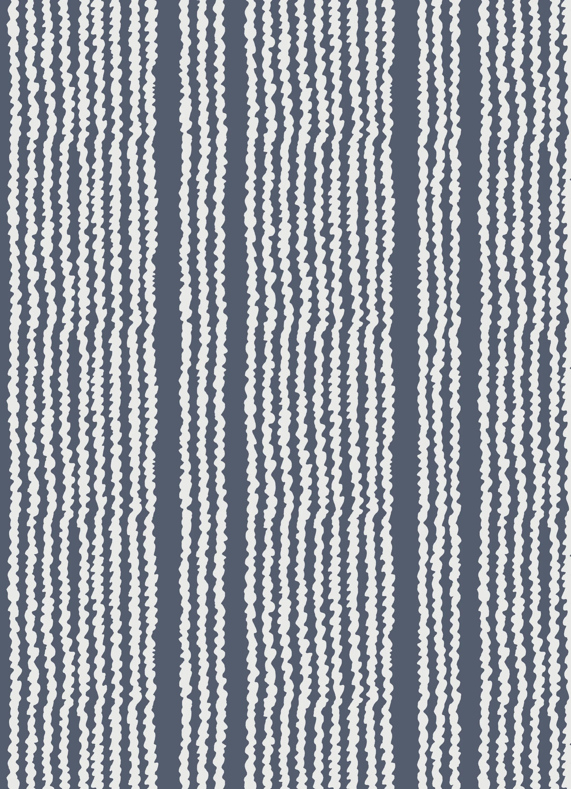 Ripple Stripe Wallpaper - NAVY