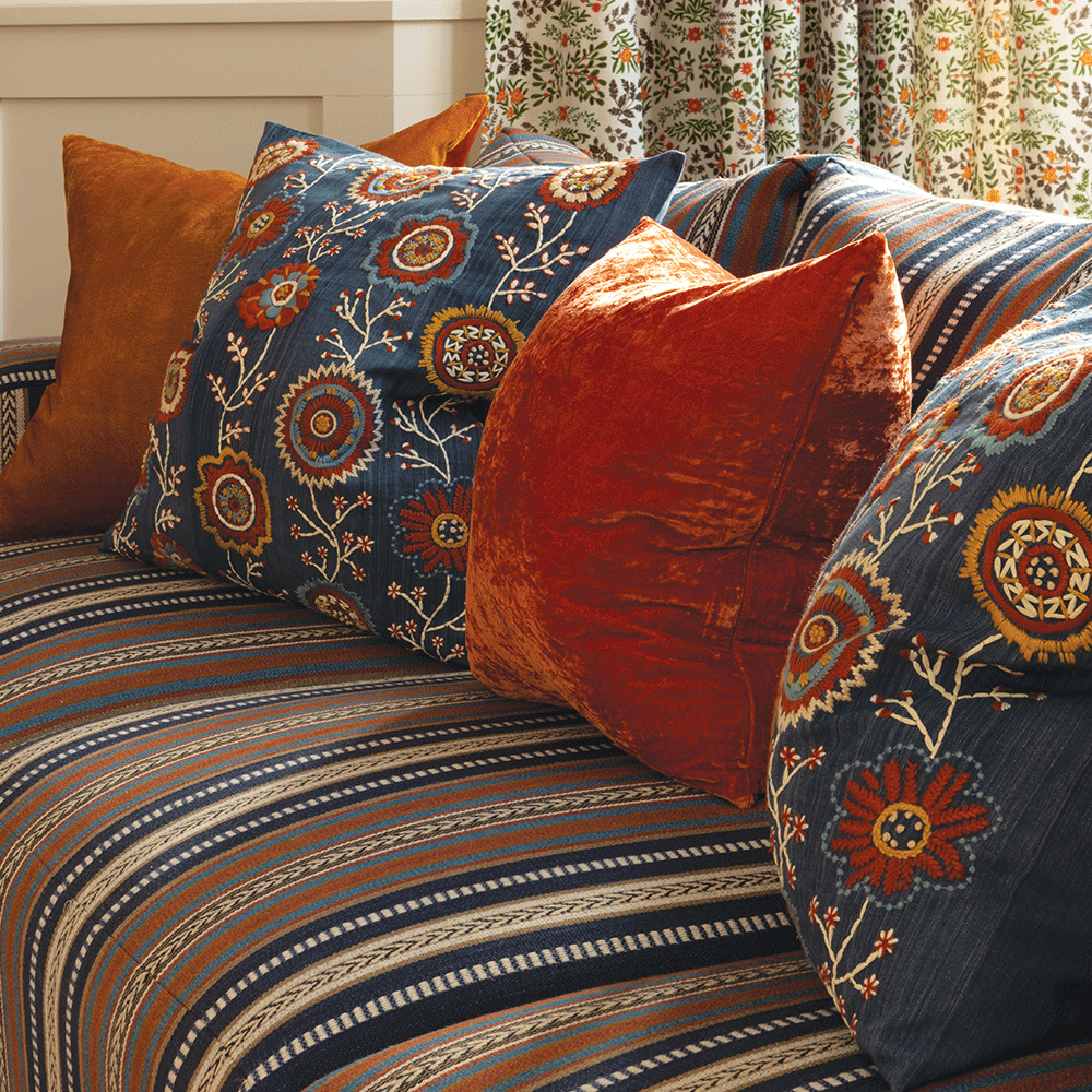 Arlington Indigo Cushion