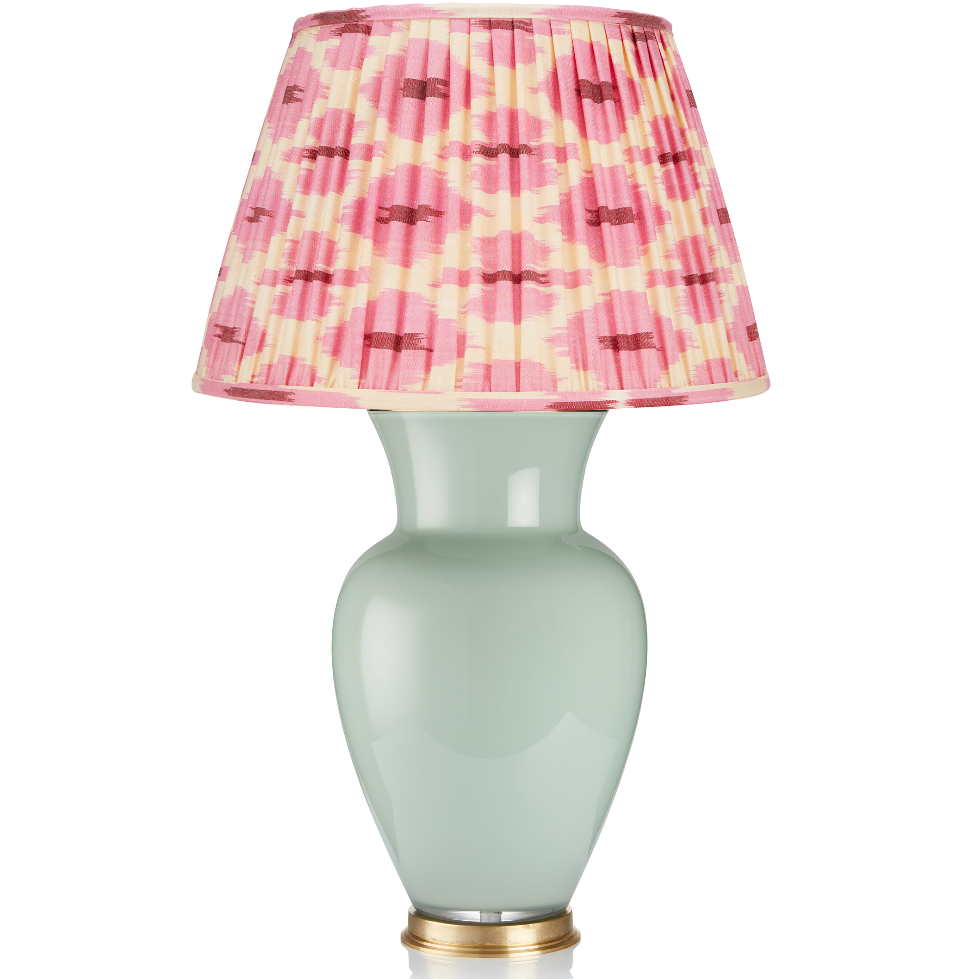 PINK AND CREAM IKAT LAMPSHADE LAMPSHADE