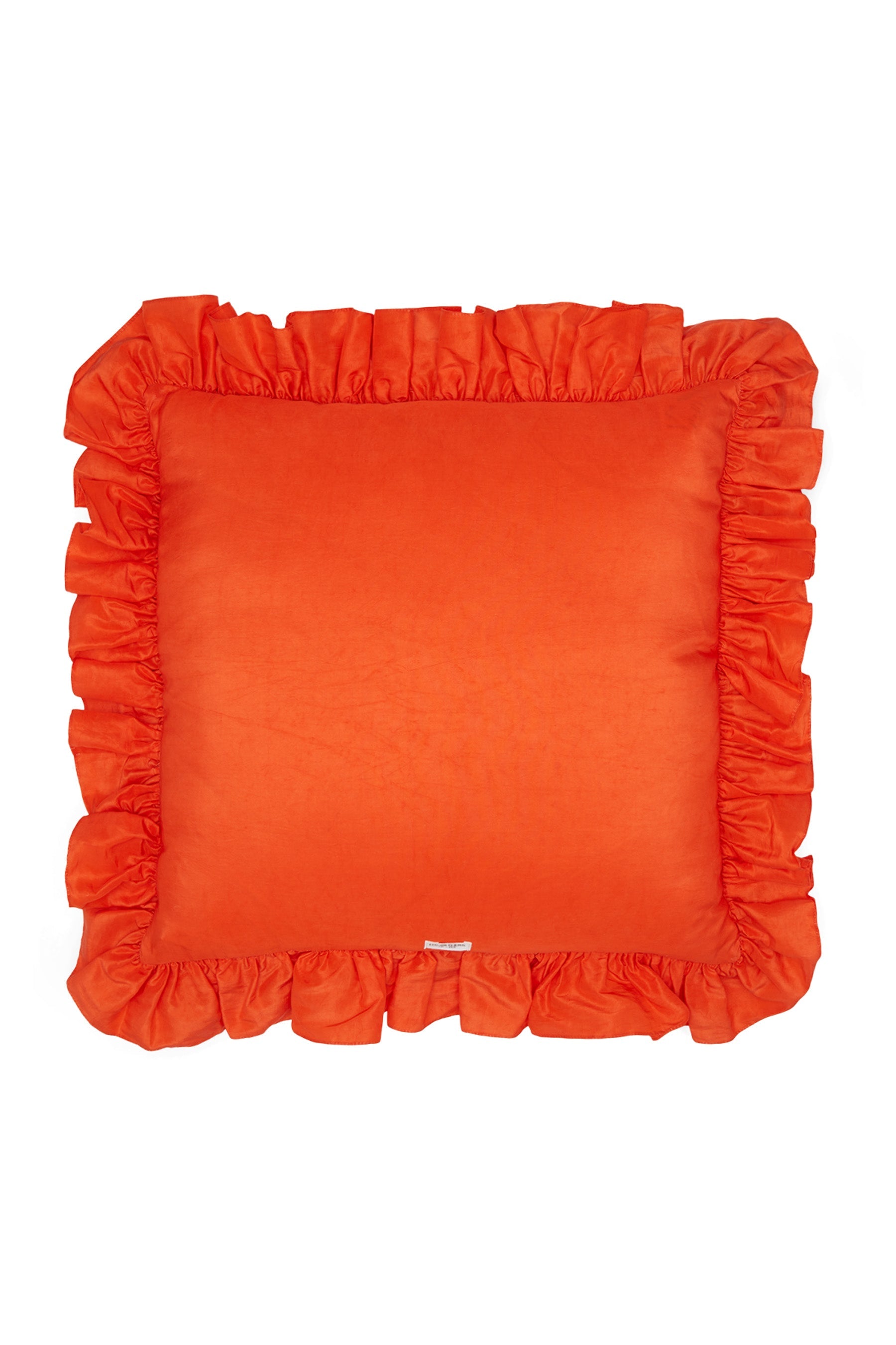 Aruni Silk Ruffle Cushion