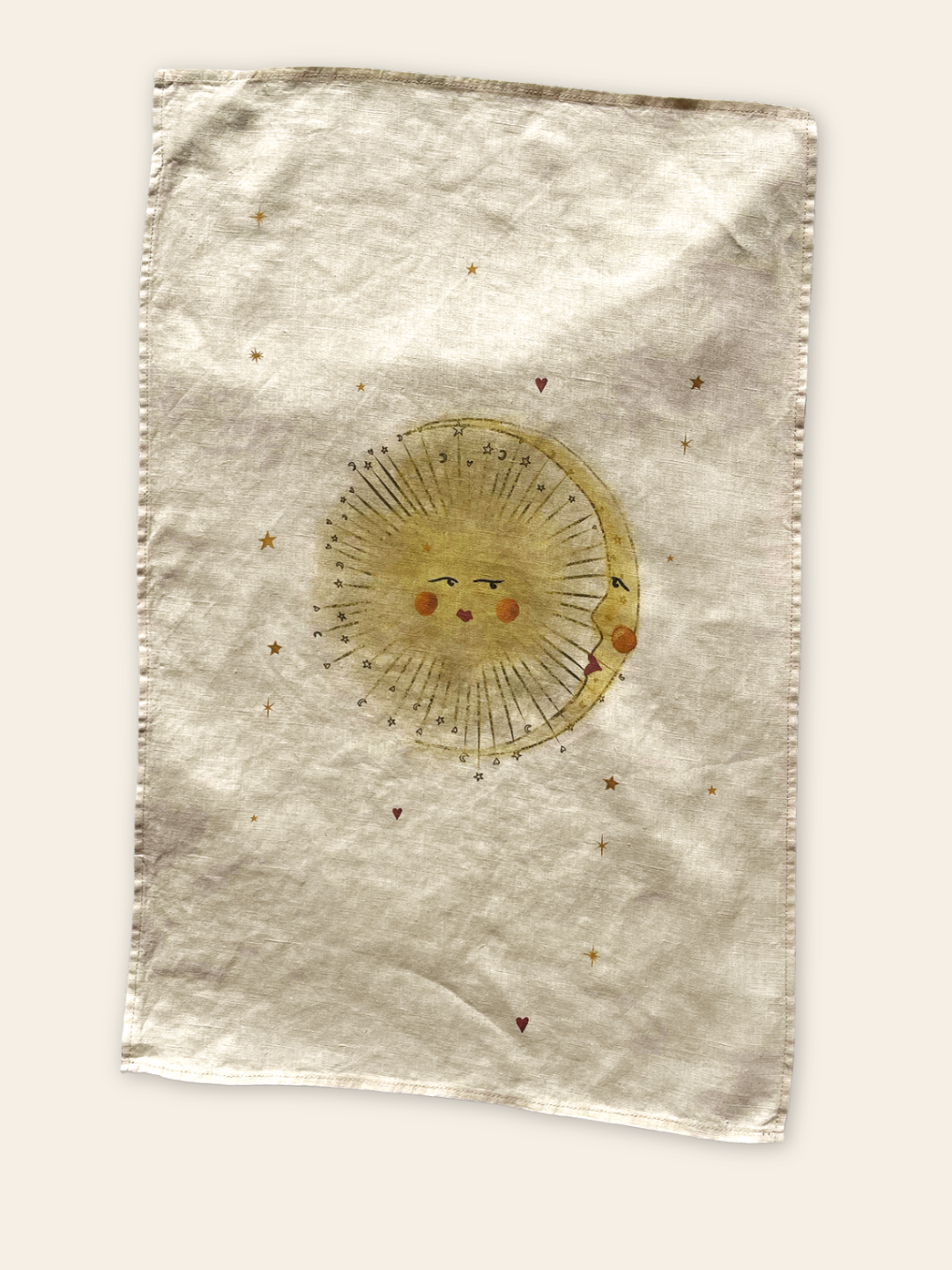 Linen Tea Towel Astral Weeks