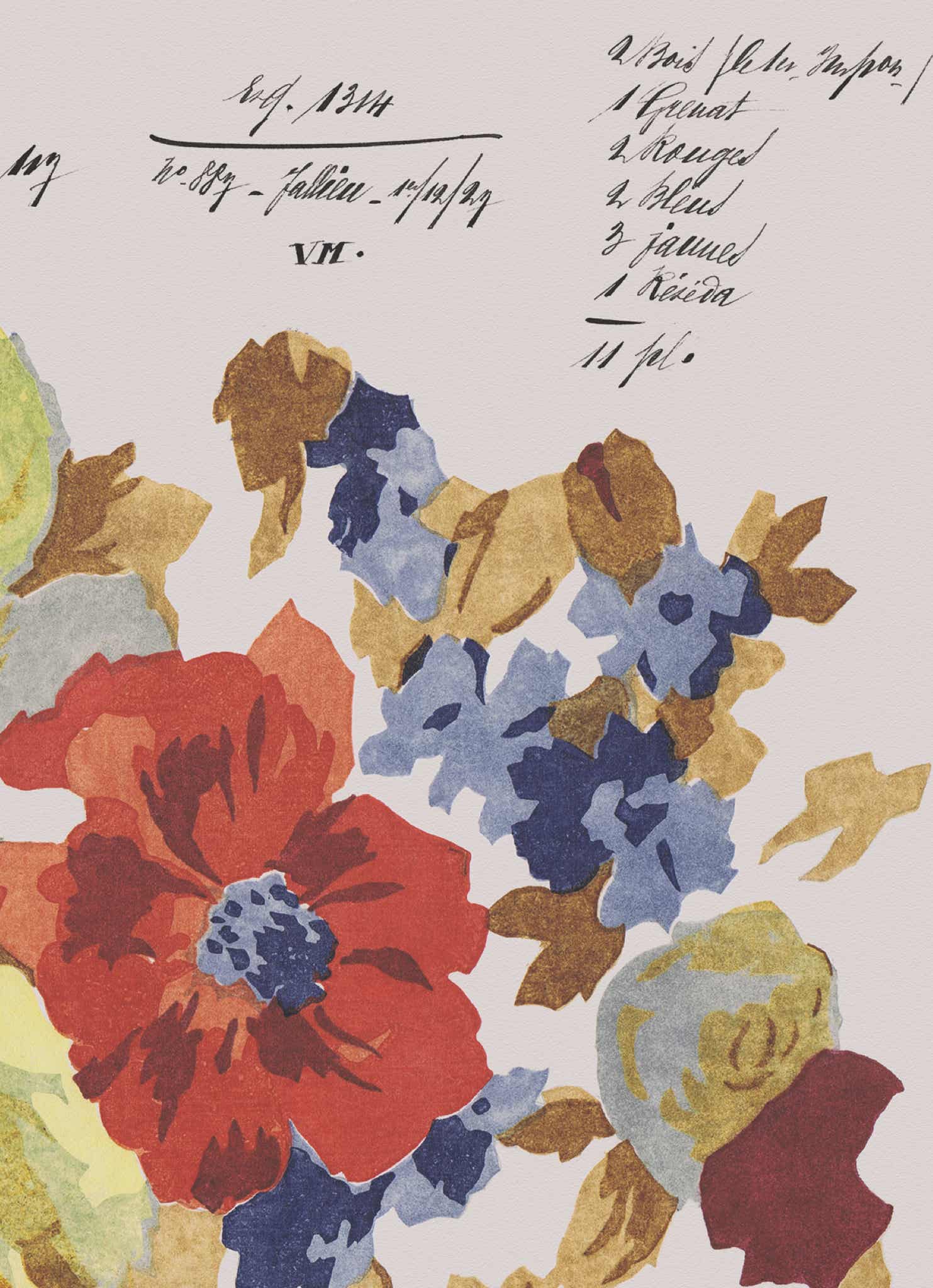 No.061 - Autumnal Blooms - Vintage Archive Poster Prints