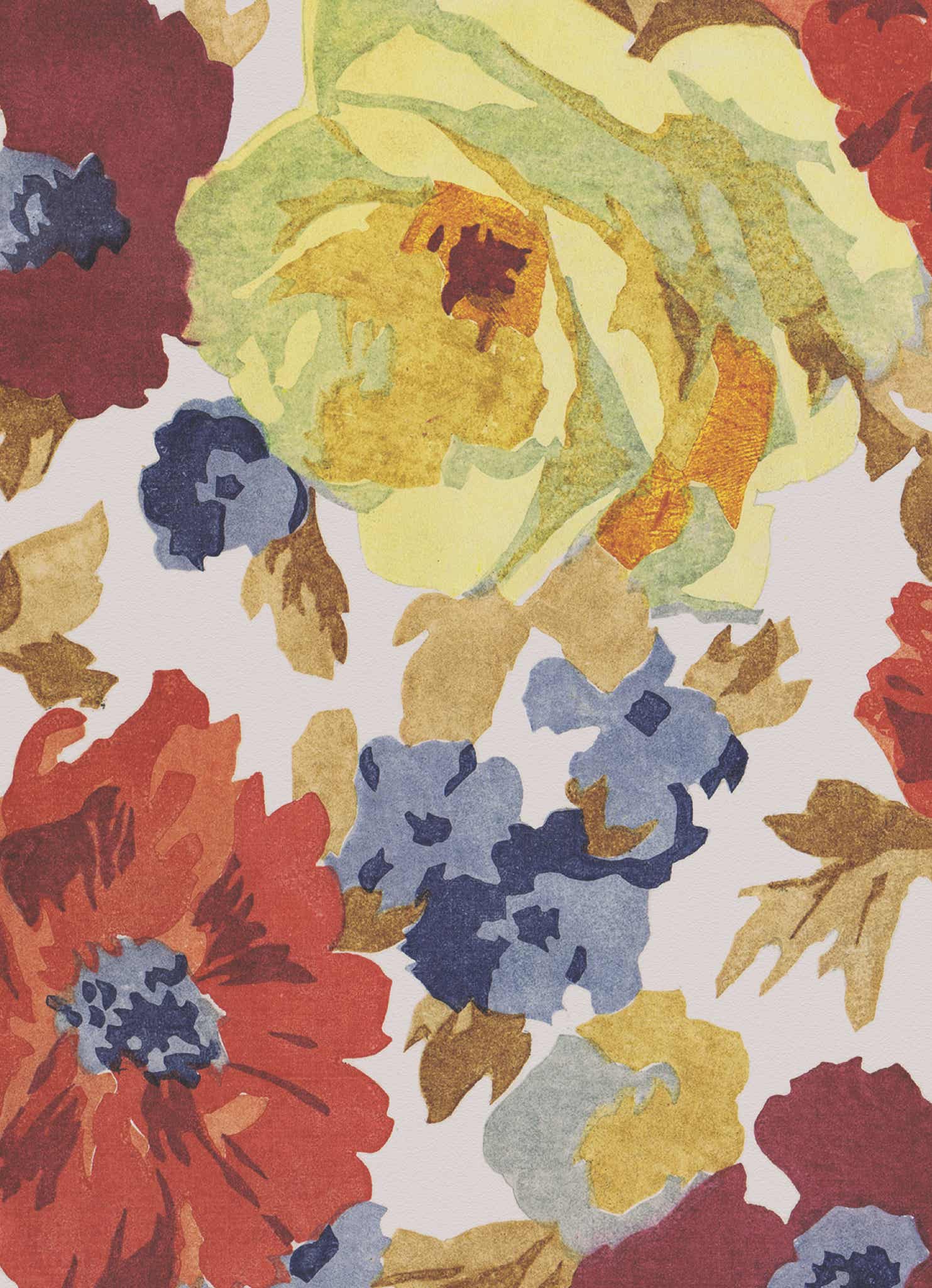 No.061 - Autumnal Blooms - Vintage Archive Poster Prints