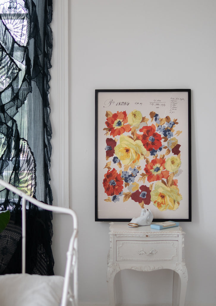 No.061 - Autumnal Blooms - Vintage Archive Poster Prints