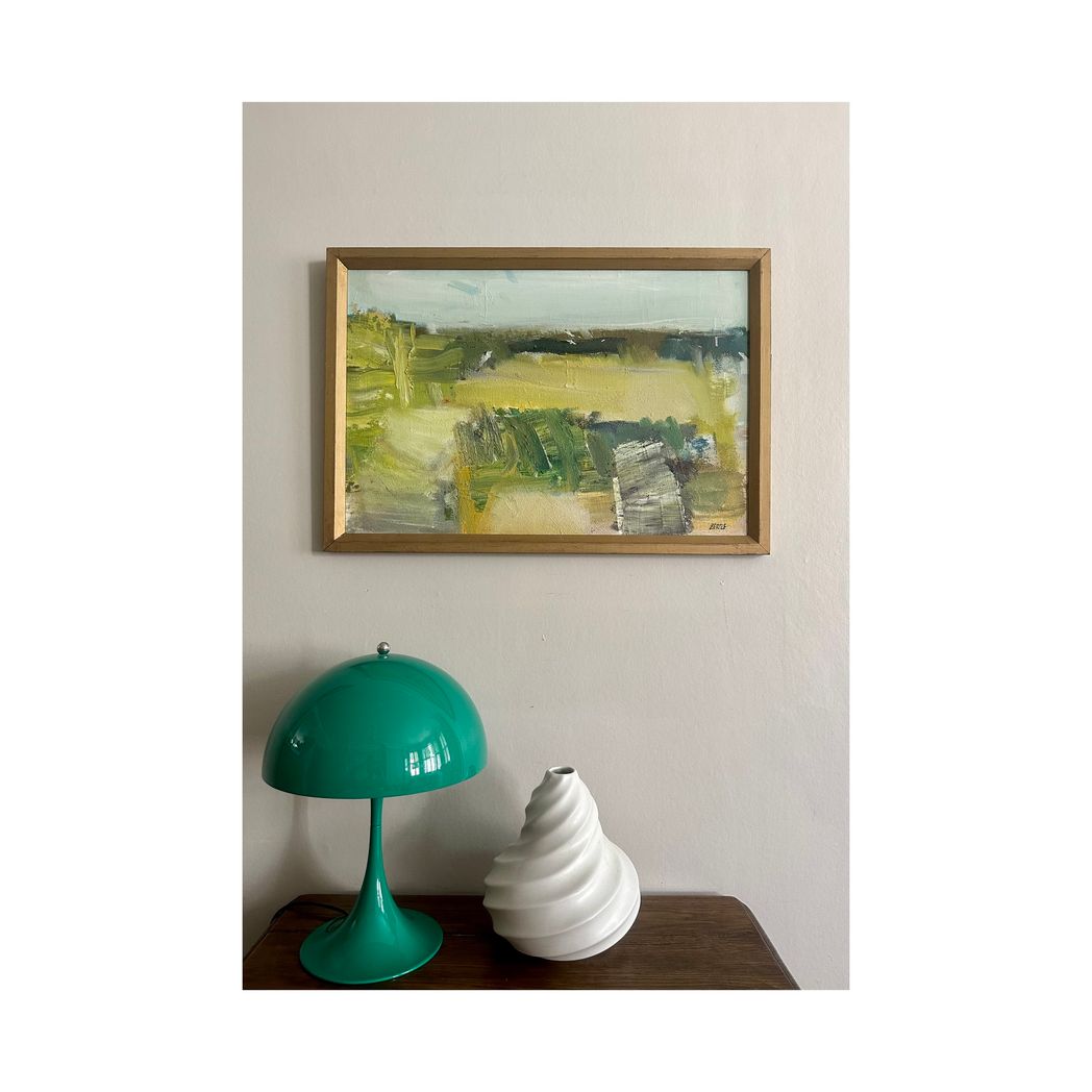 Abstract Island Oil Painting