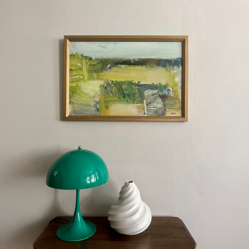 Abstract Island Oil Painting