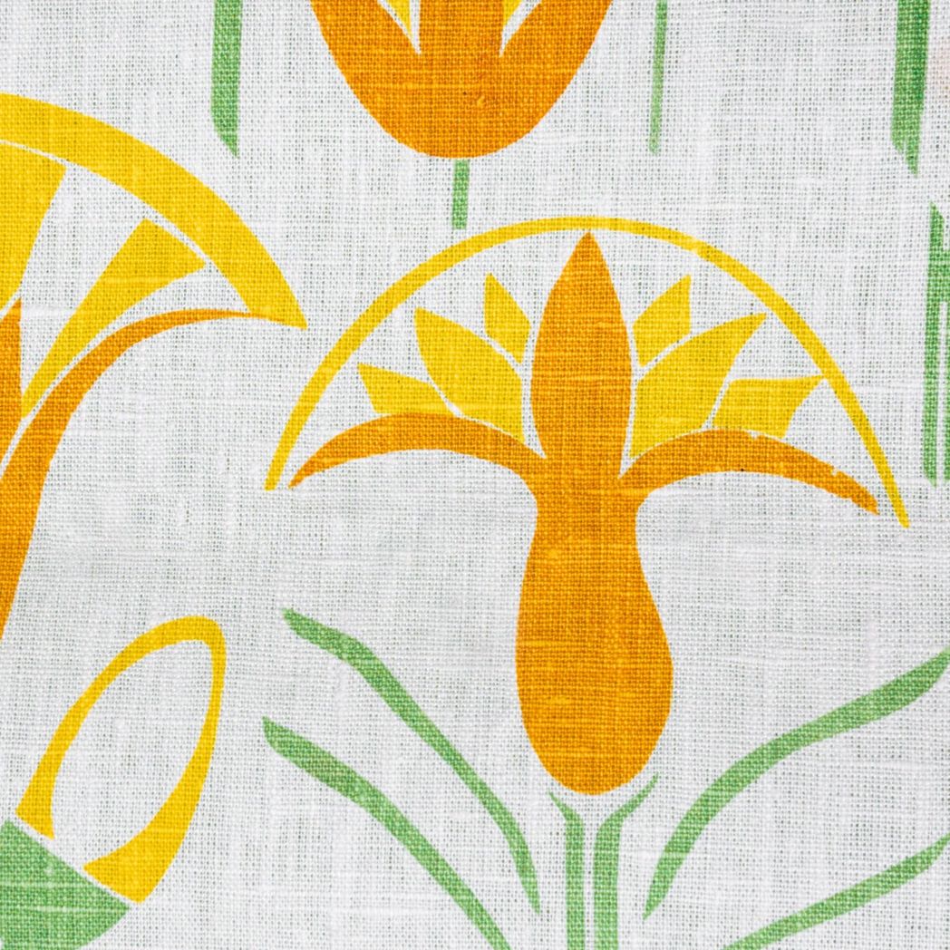 Lotus Cushion (tones of yellow)