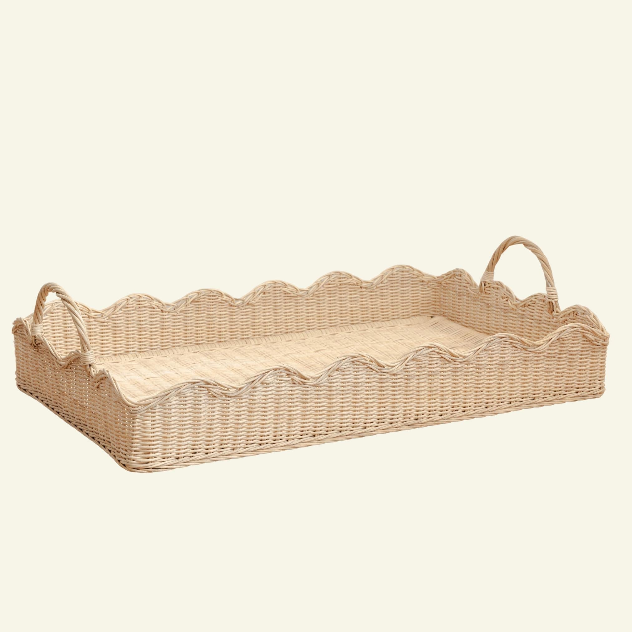 Big Scalloped Tray