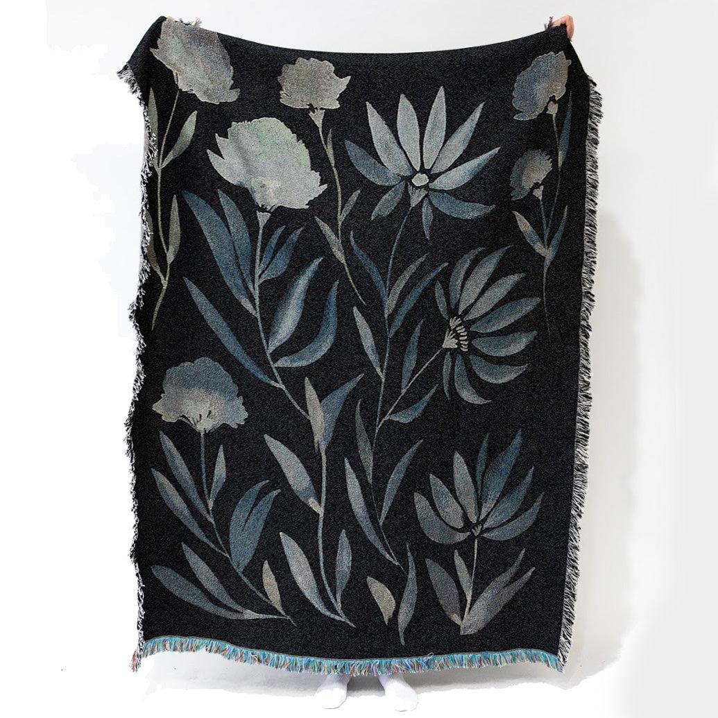 Bloom  Recycled Cotton Woven Throw
