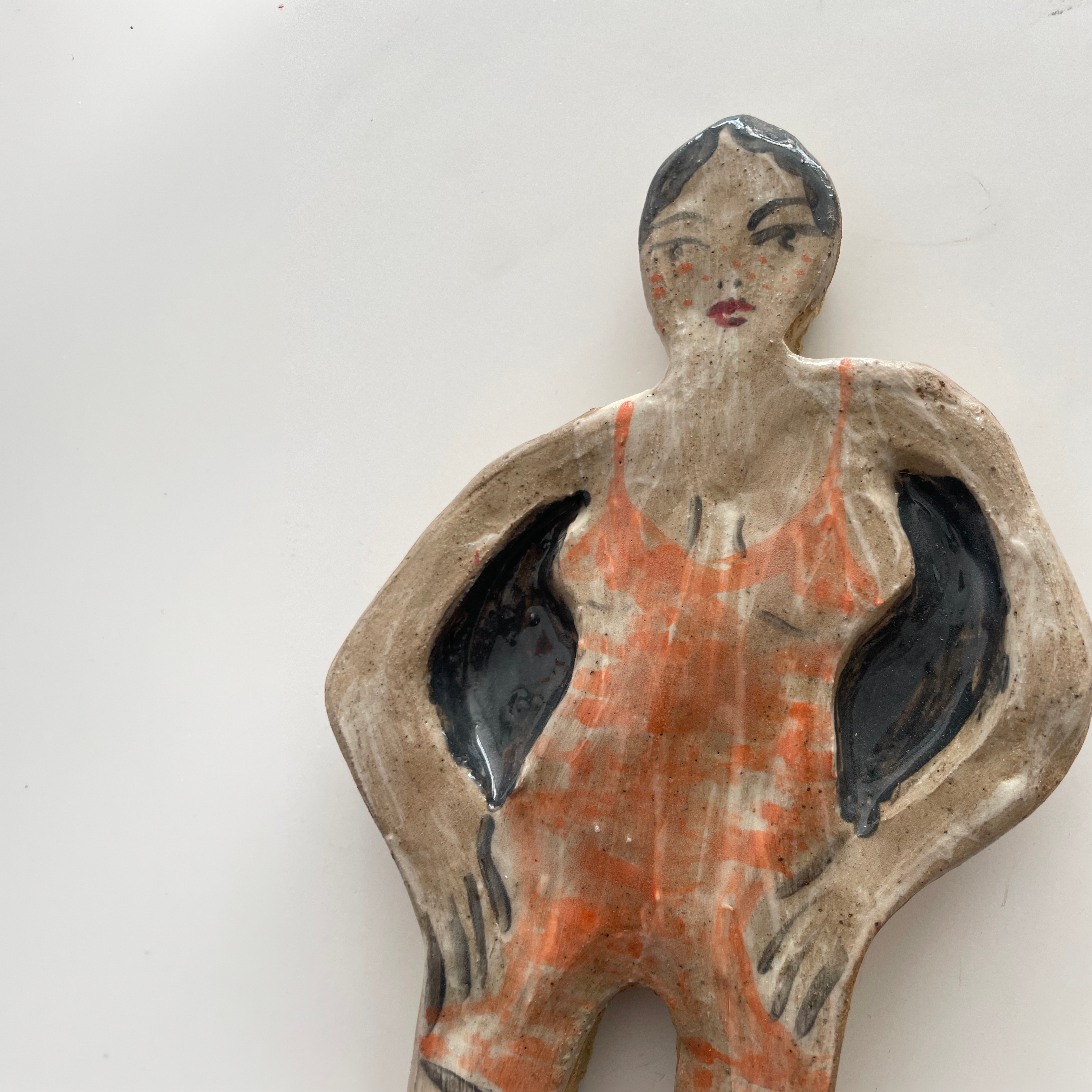 Bodybuilder Ceramic Wall Hanging