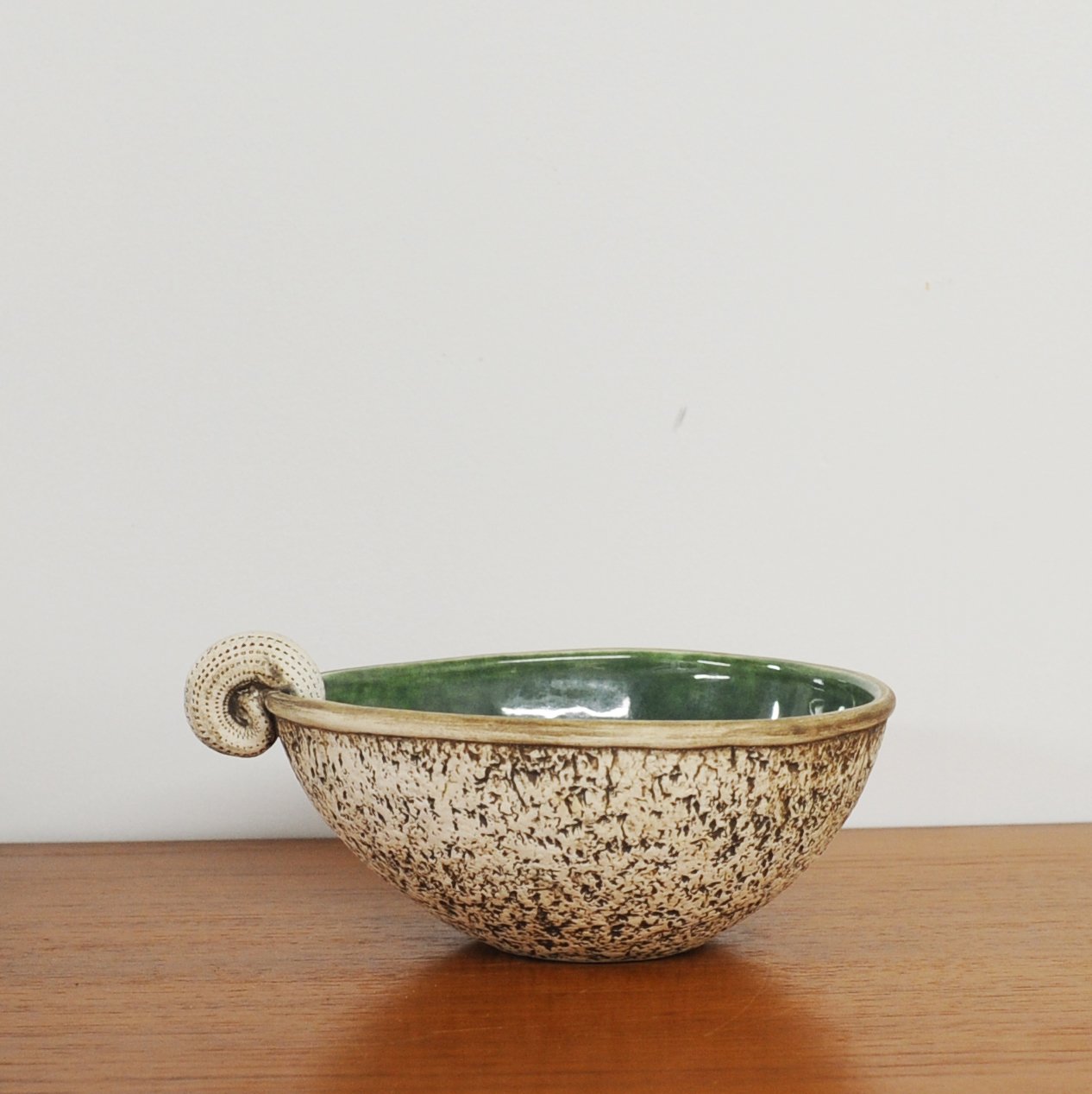 Koru Pottery Bowl by McGlashen, 1980s