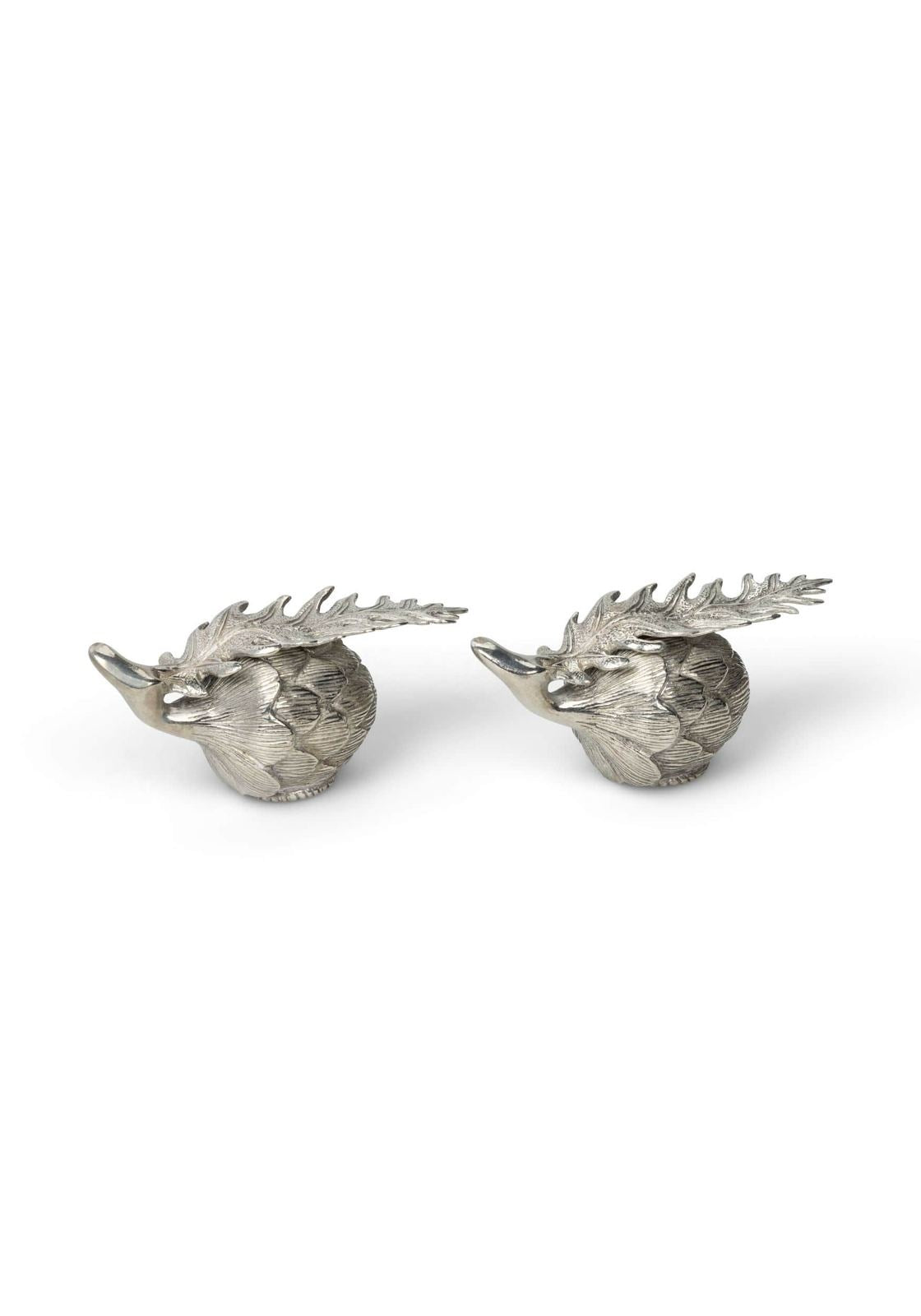 Pewter Artichoke Candleholder | Set of 2