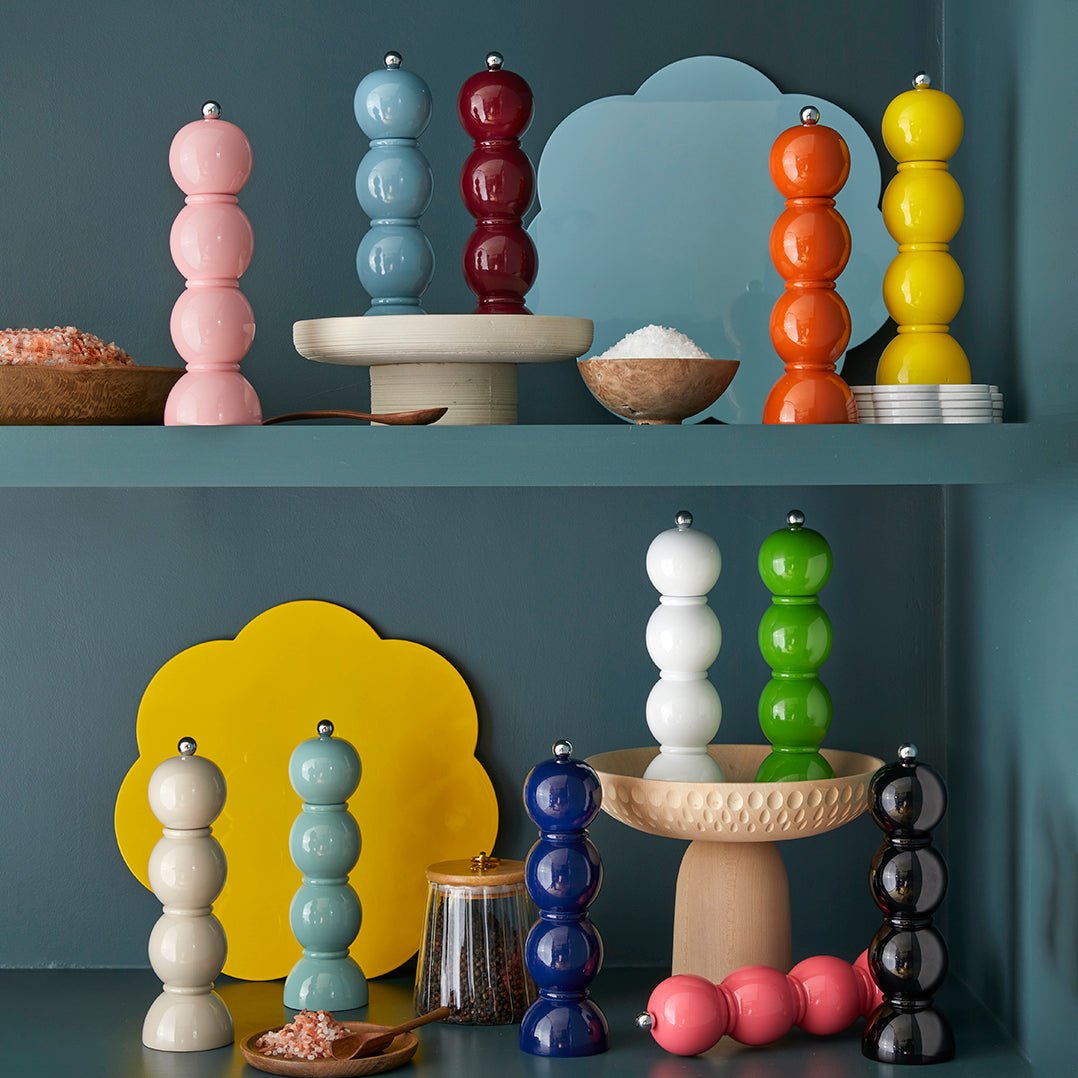 Cappuccino Bobbin Salt or Pepper Mill