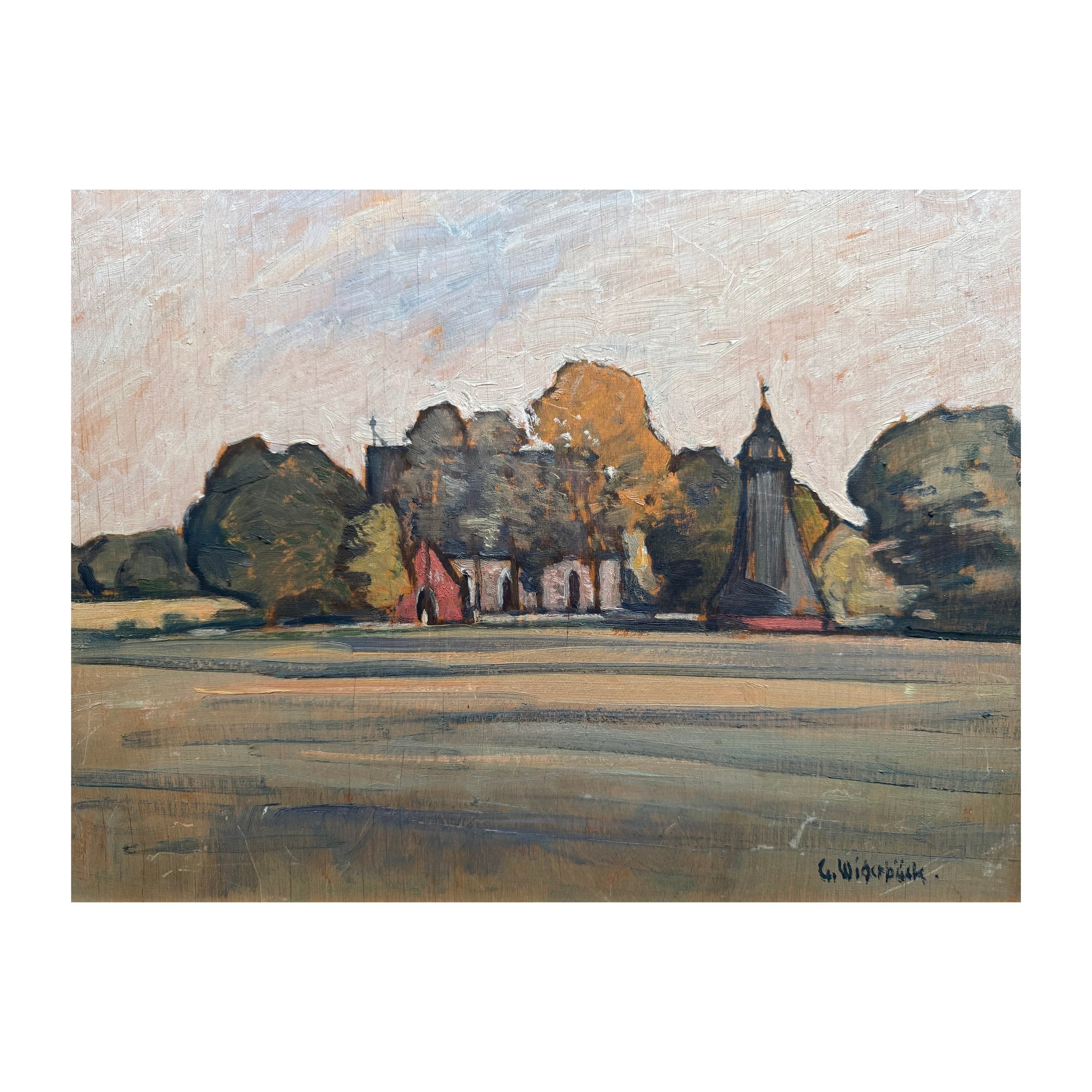 CHURCH IN LANDSCAPE