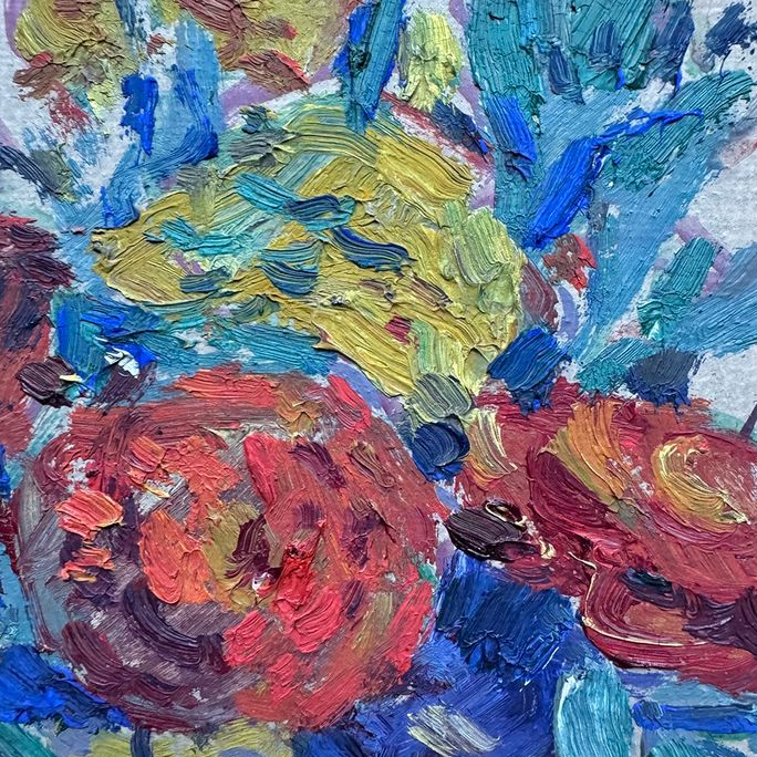 Jug of Flowers Oil Painting