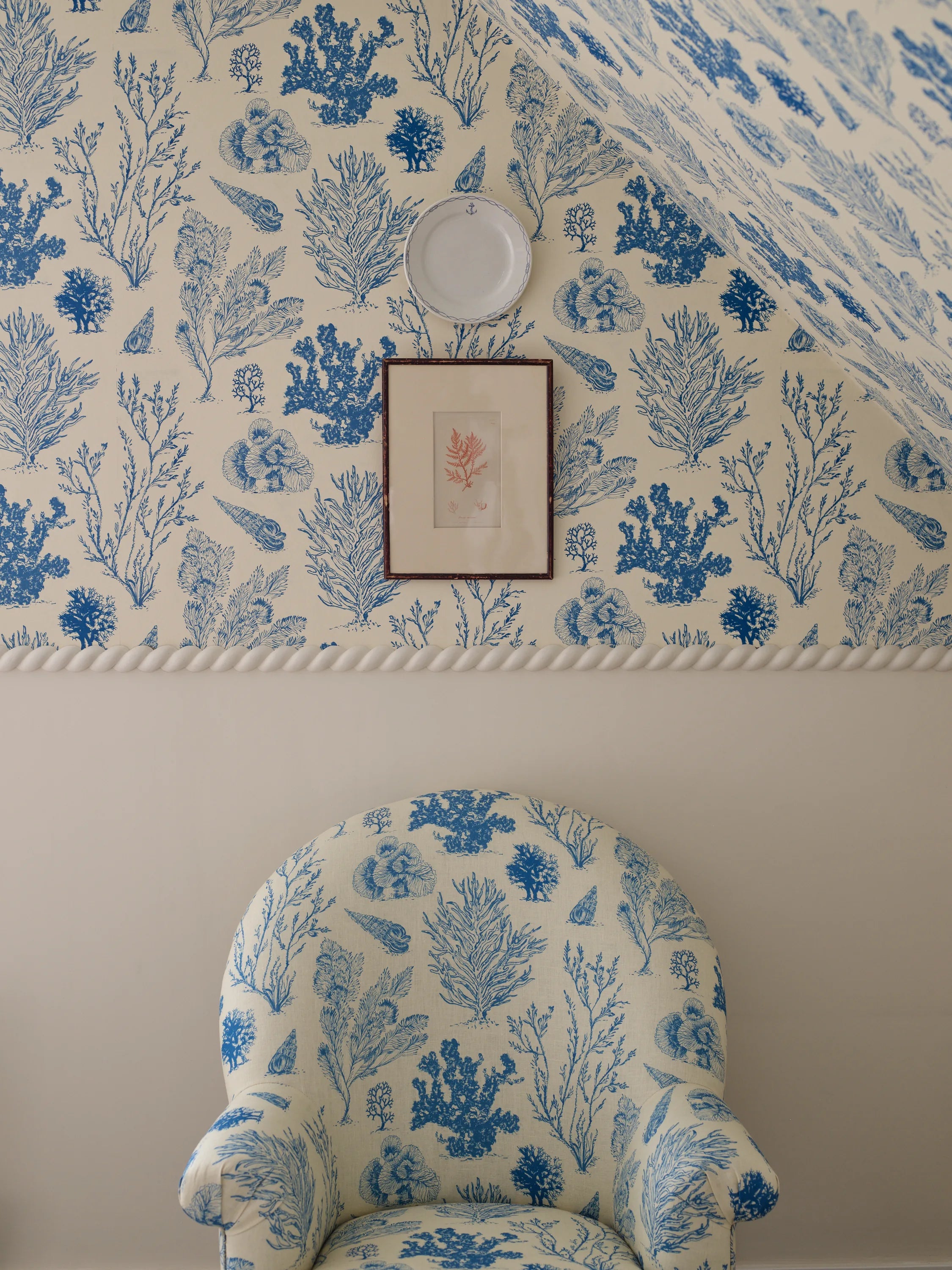 Coral Etchings Wallpaper - OCEAN