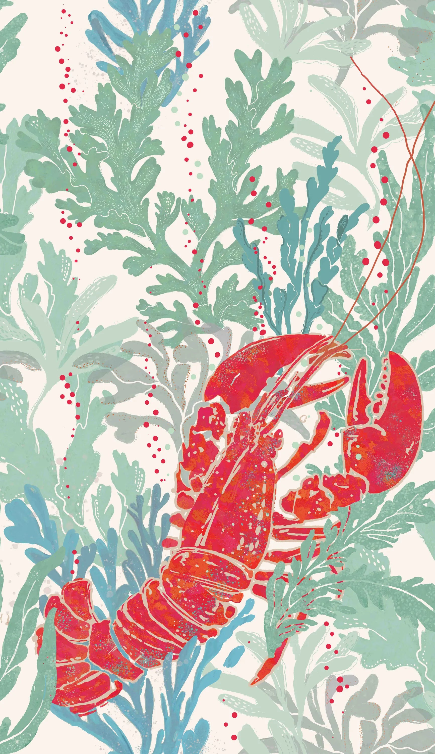 Rock Lobster Wallpaper - STANDARD SIZE