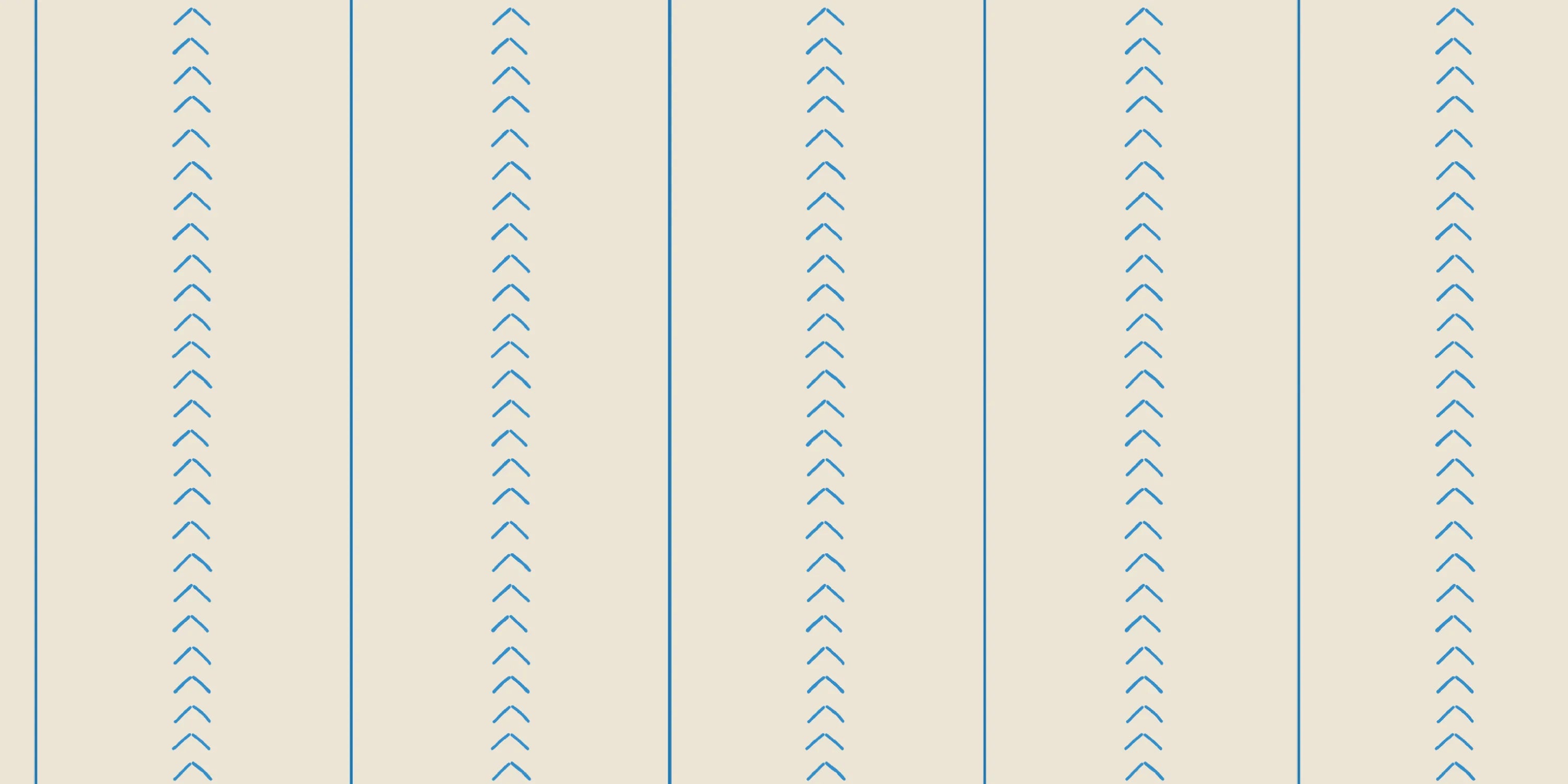 Sail Stitch Stripe Wallpaper - OCEAN