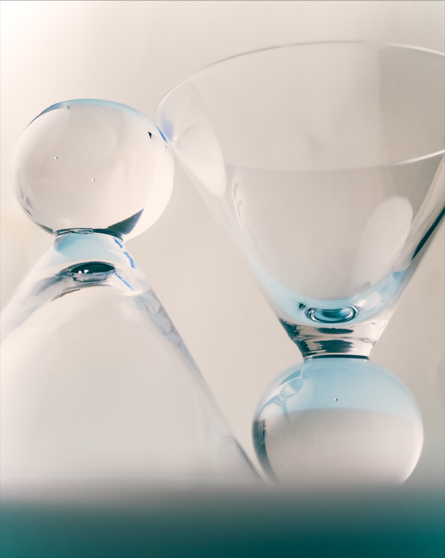 Cocktail Glasses, Clear - Set of 2