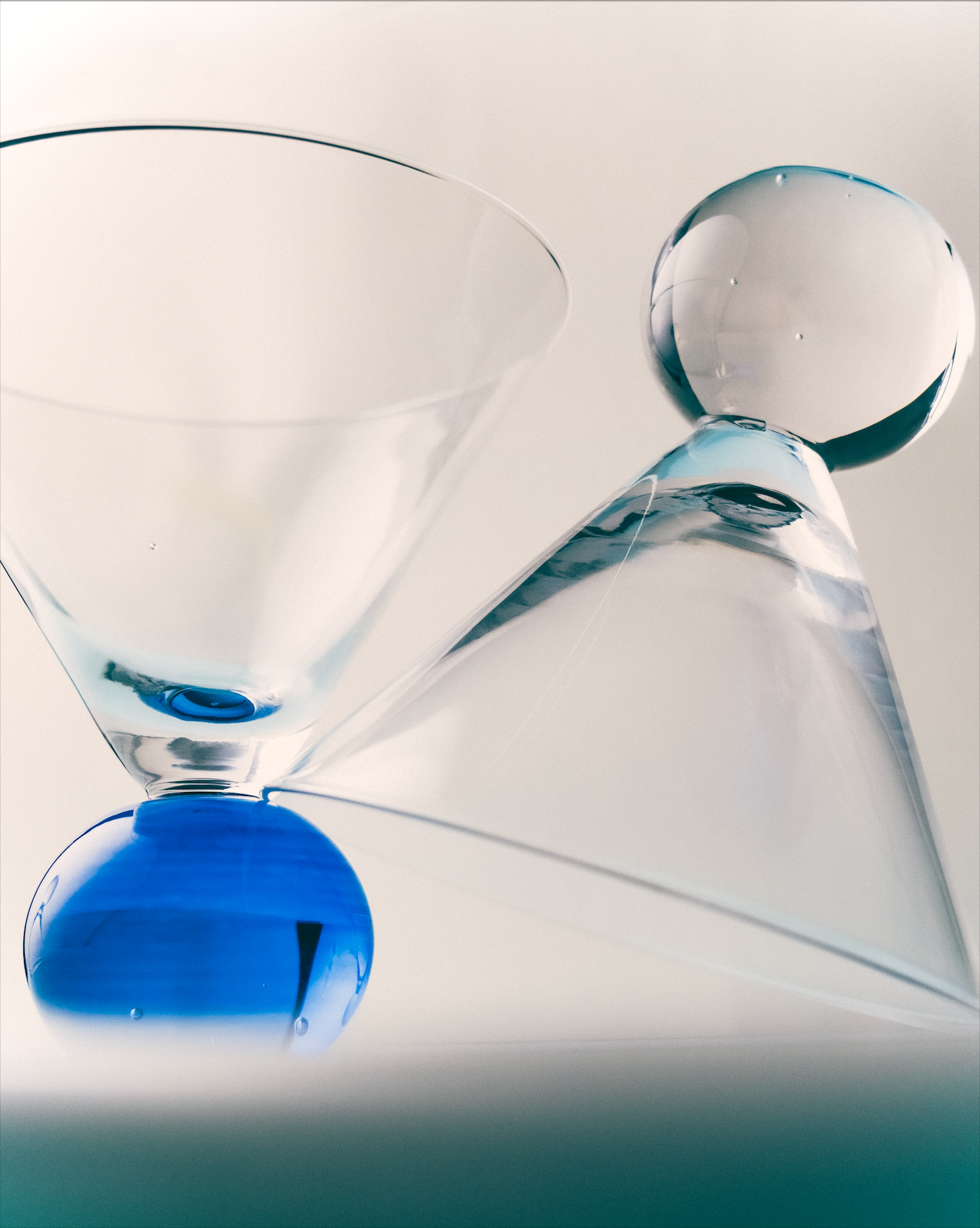 Cocktail Glasses, Clear - Set of 2