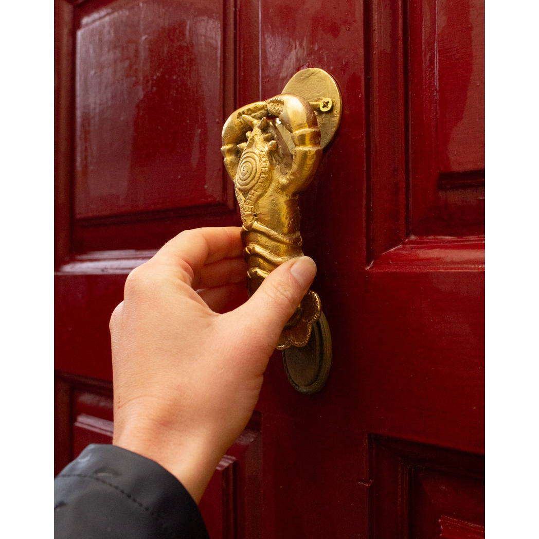 Ghanaian Ashanti Brass Door Knocker 'Lobster'