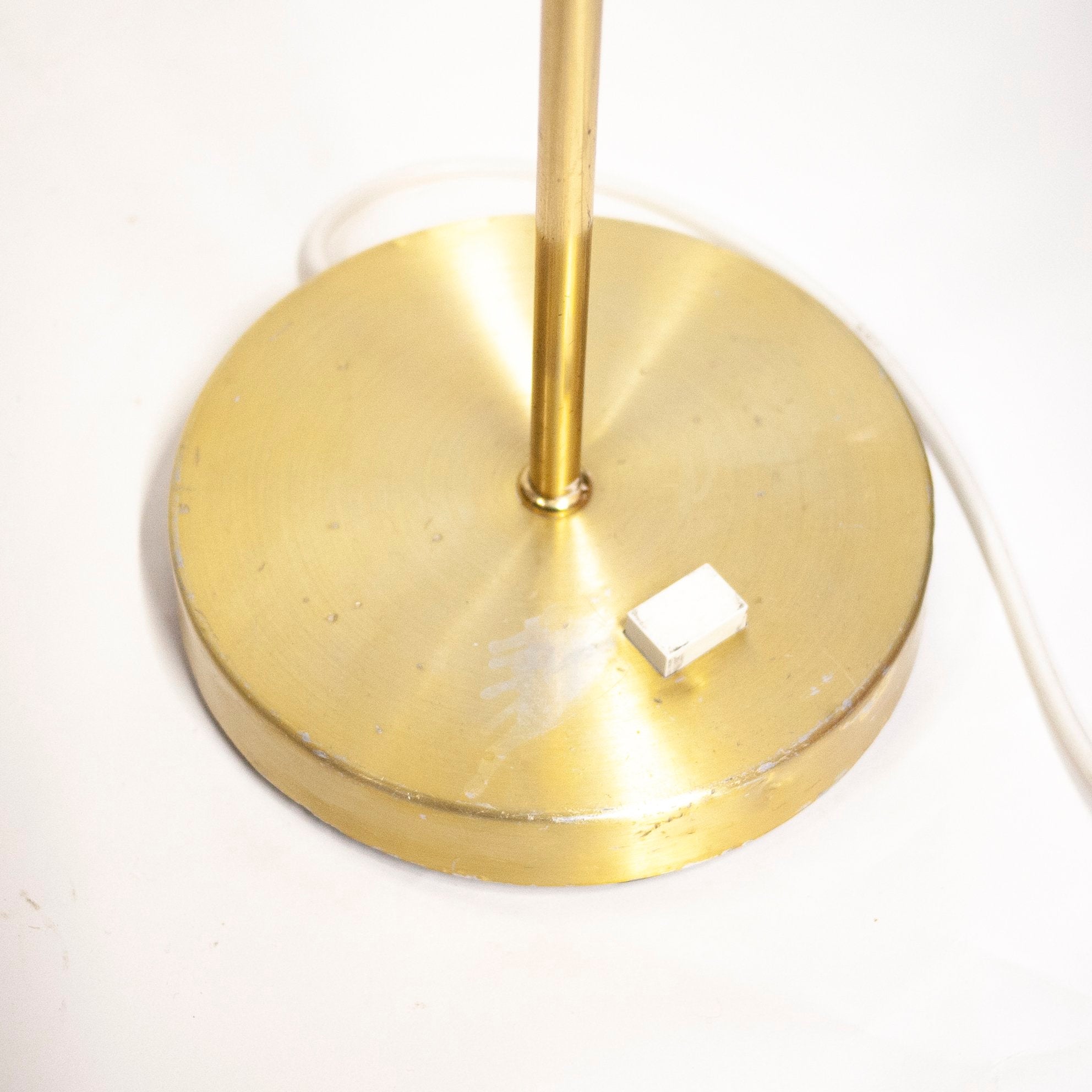 Metal And Brass Articulated Floor Lamp From Ewa Varnamo