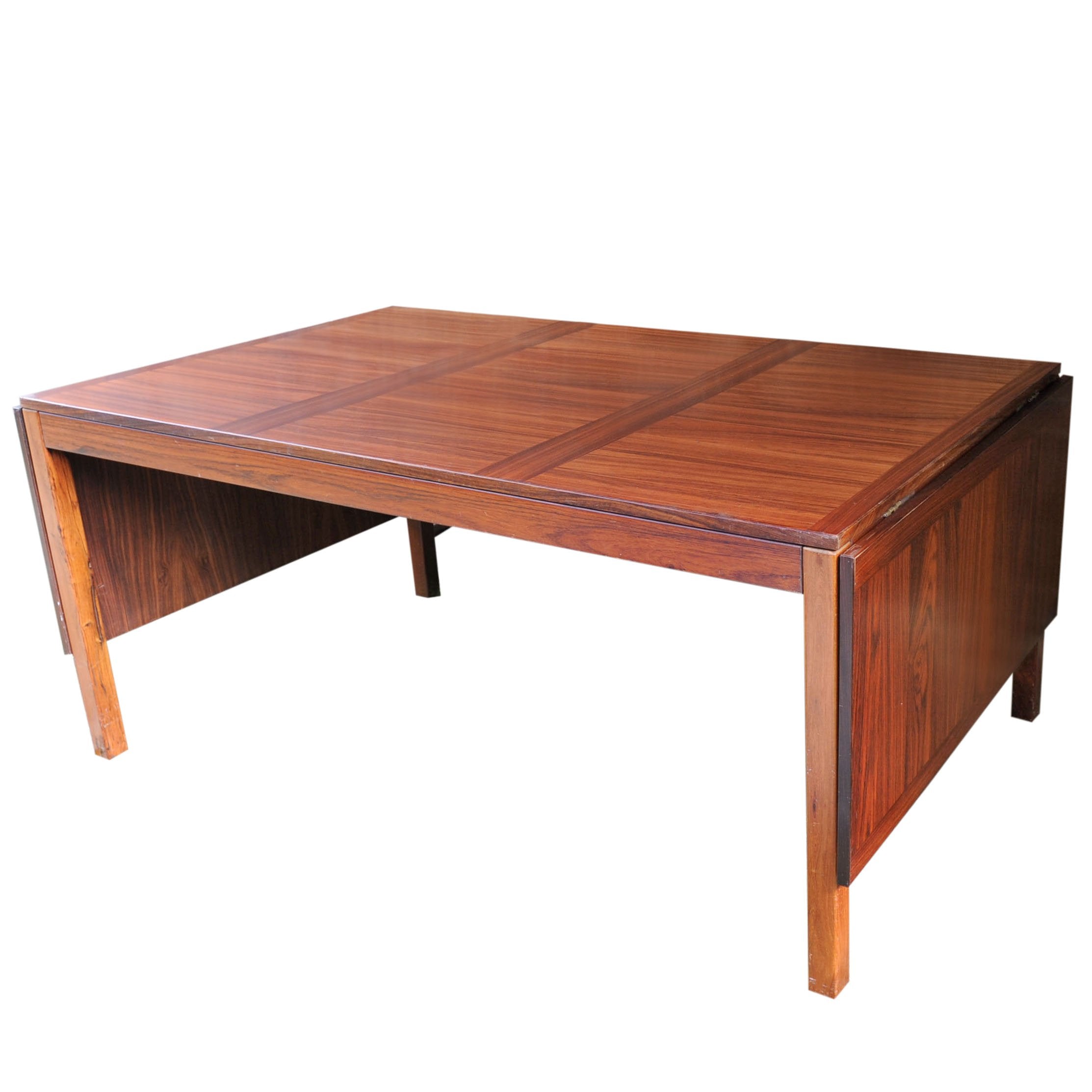 Mid-Century Extending Rosewood Dining Table By Vejle Stole