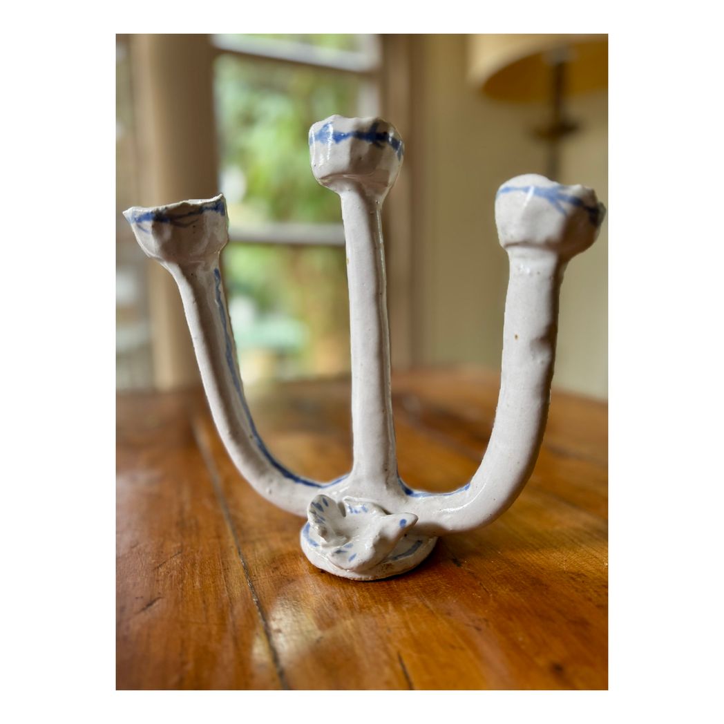 CANDELABRA WITH BIRD