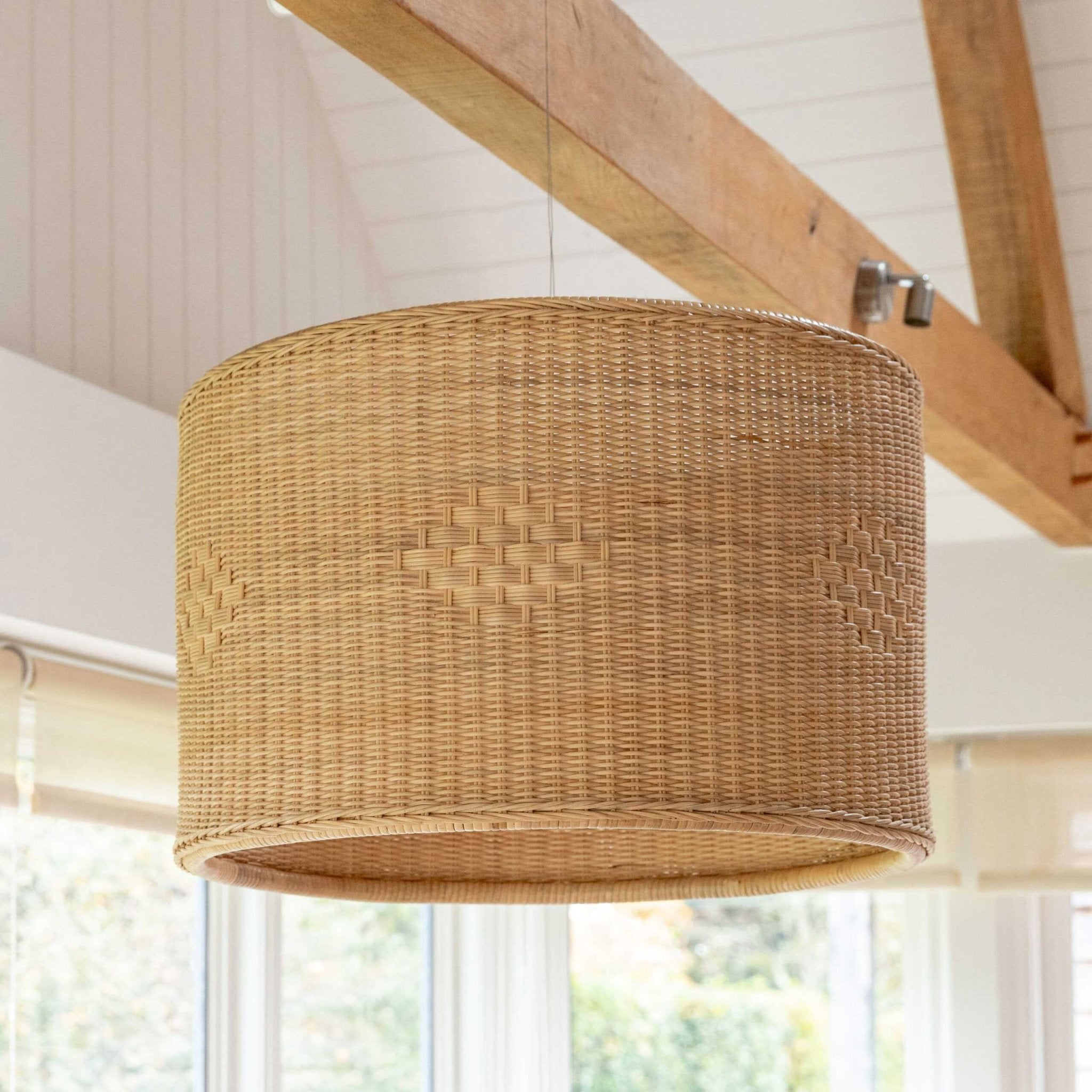 Drum Rattan Lampshade (XL)