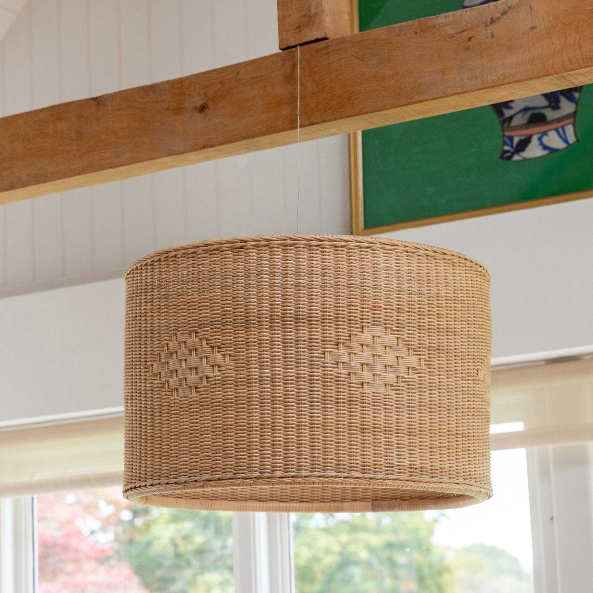 Drum Rattan Lampshade (XL)