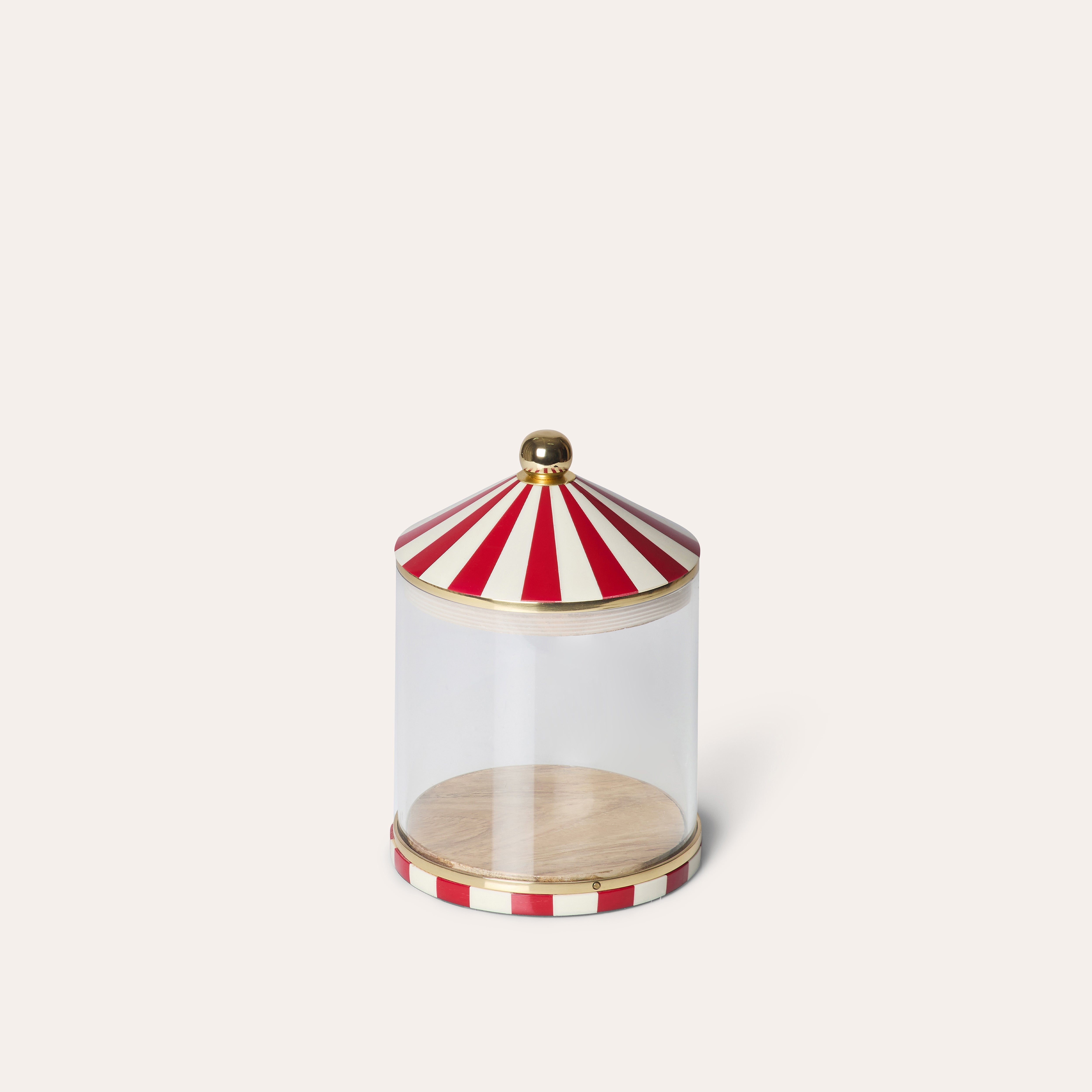 Circus Storage Jar | Red and White