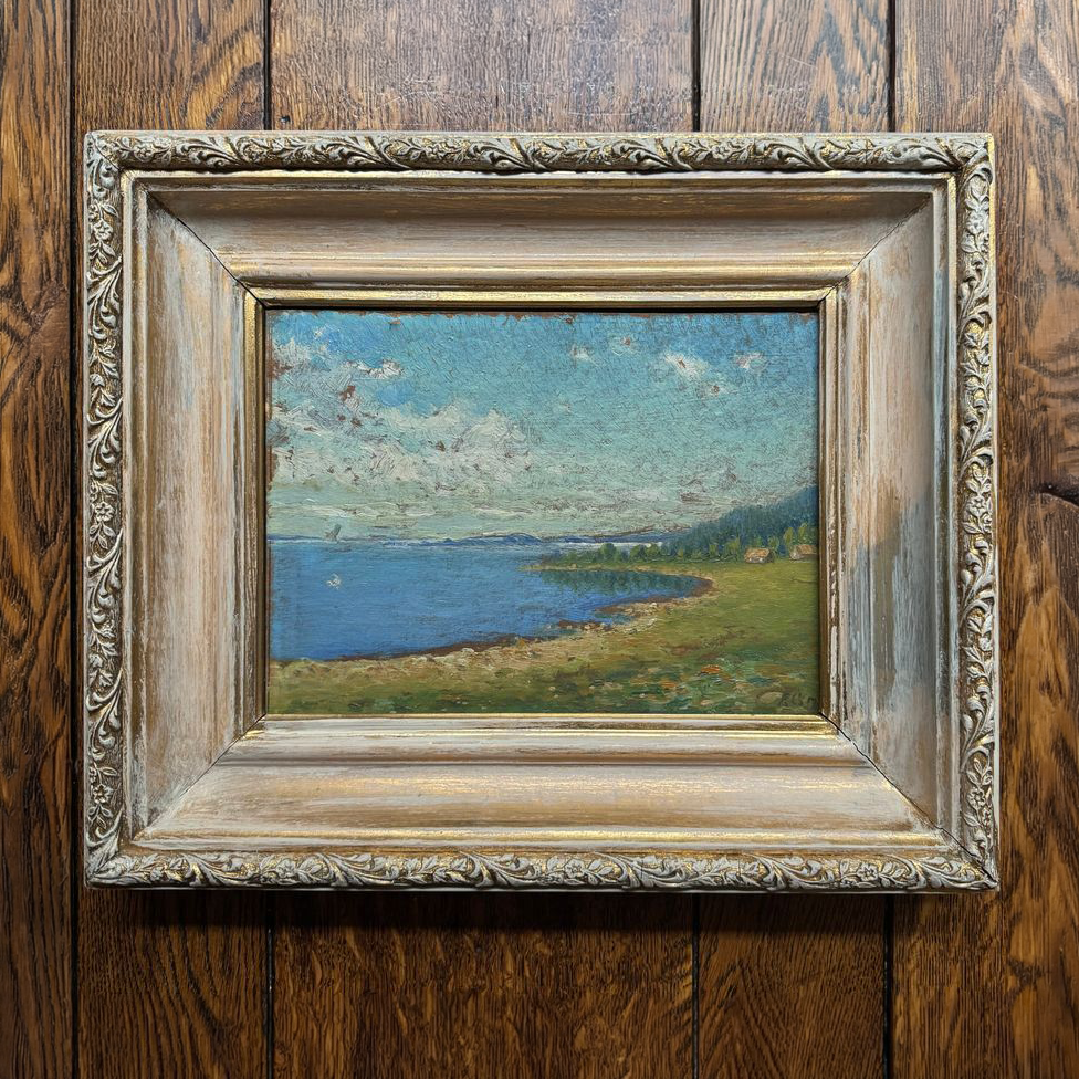 Naive Seascape Oil Painting