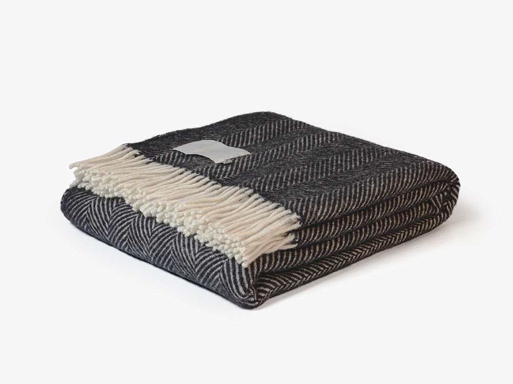 Luxury Pure Wool Throw