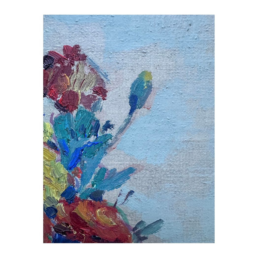 Jug of Flowers Oil Painting