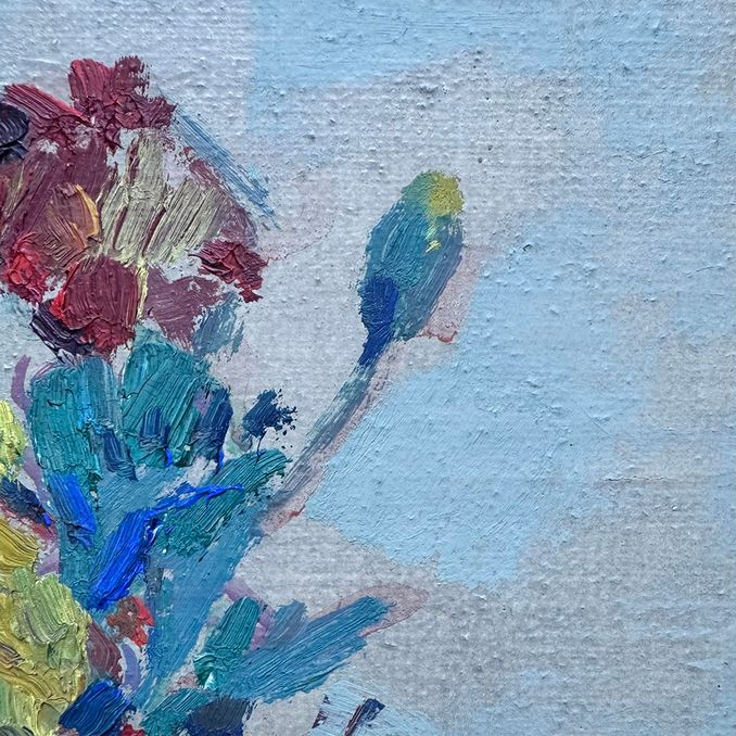 Jug of Flowers Oil Painting