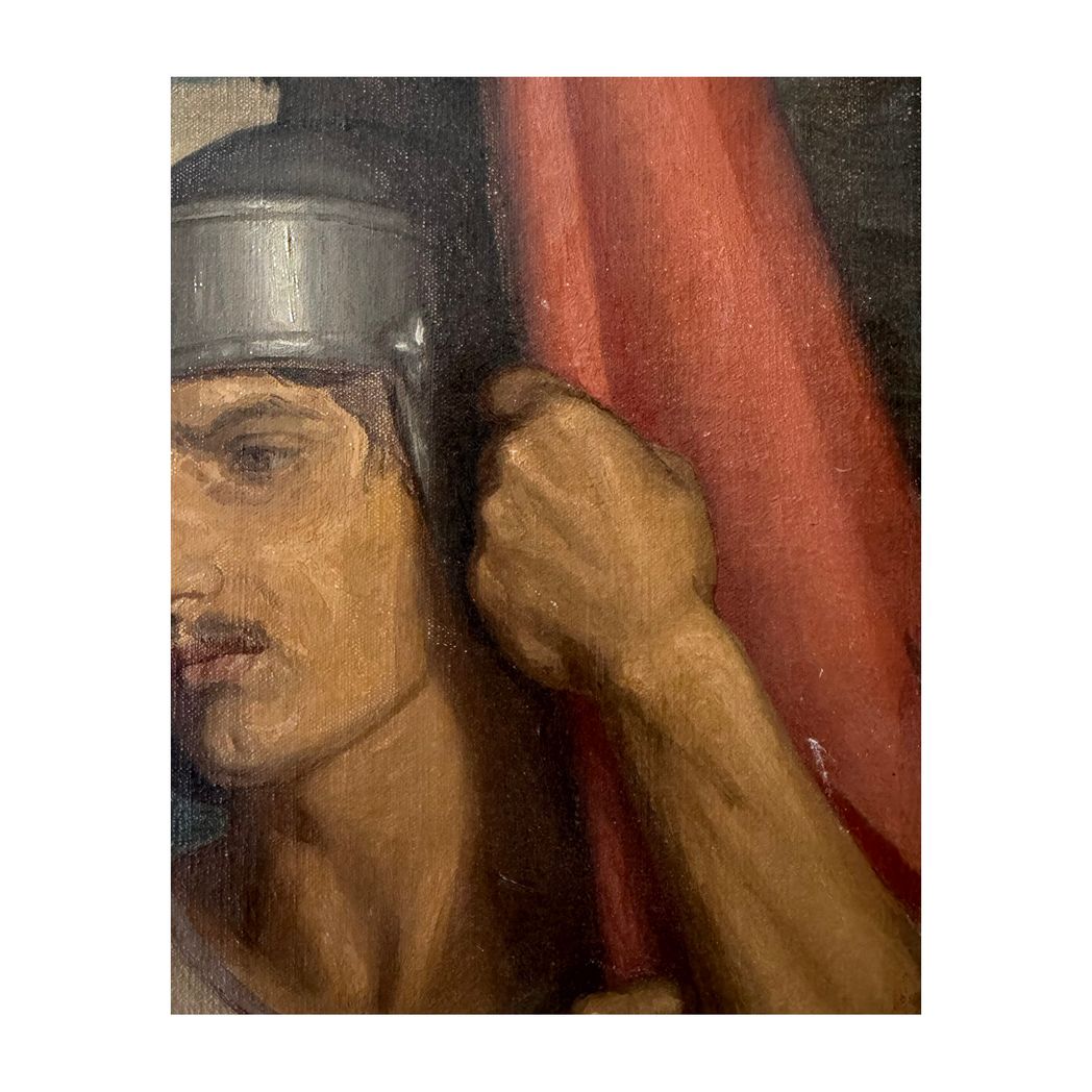 The Soldier Oil Painting