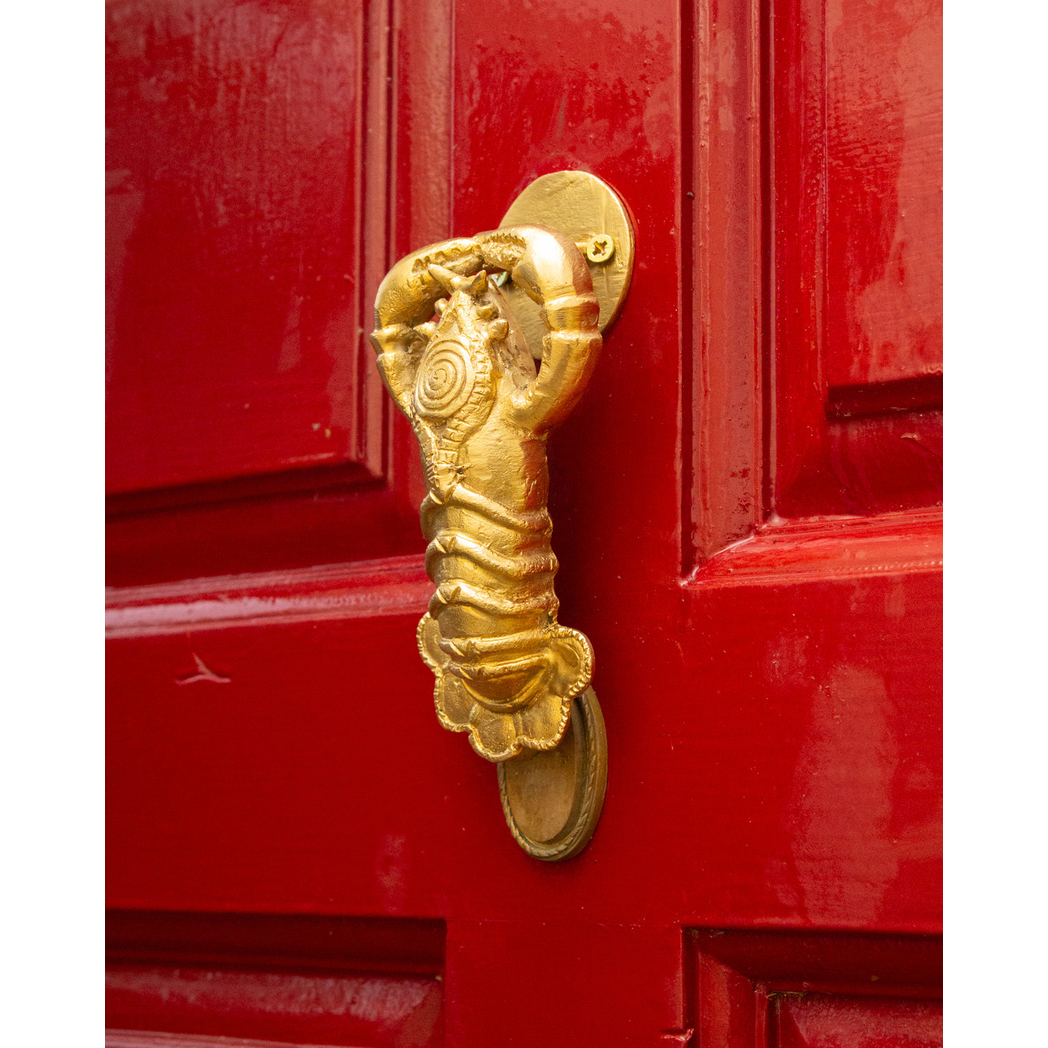 Ghanaian Ashanti Brass Door Knocker 'Lobster'