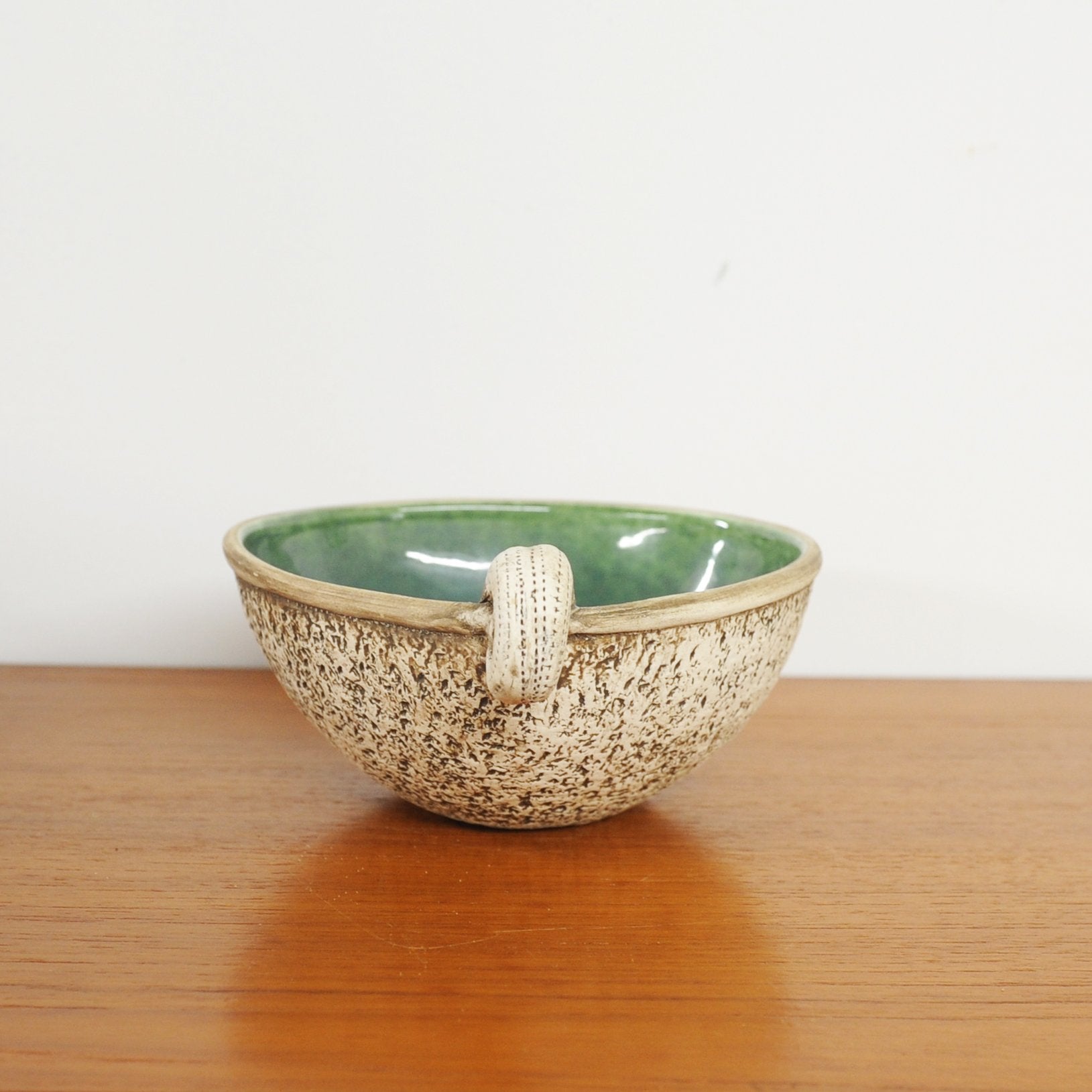 Koru Pottery Bowl by McGlashen, 1980s