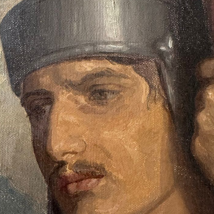 The Soldier Oil Painting