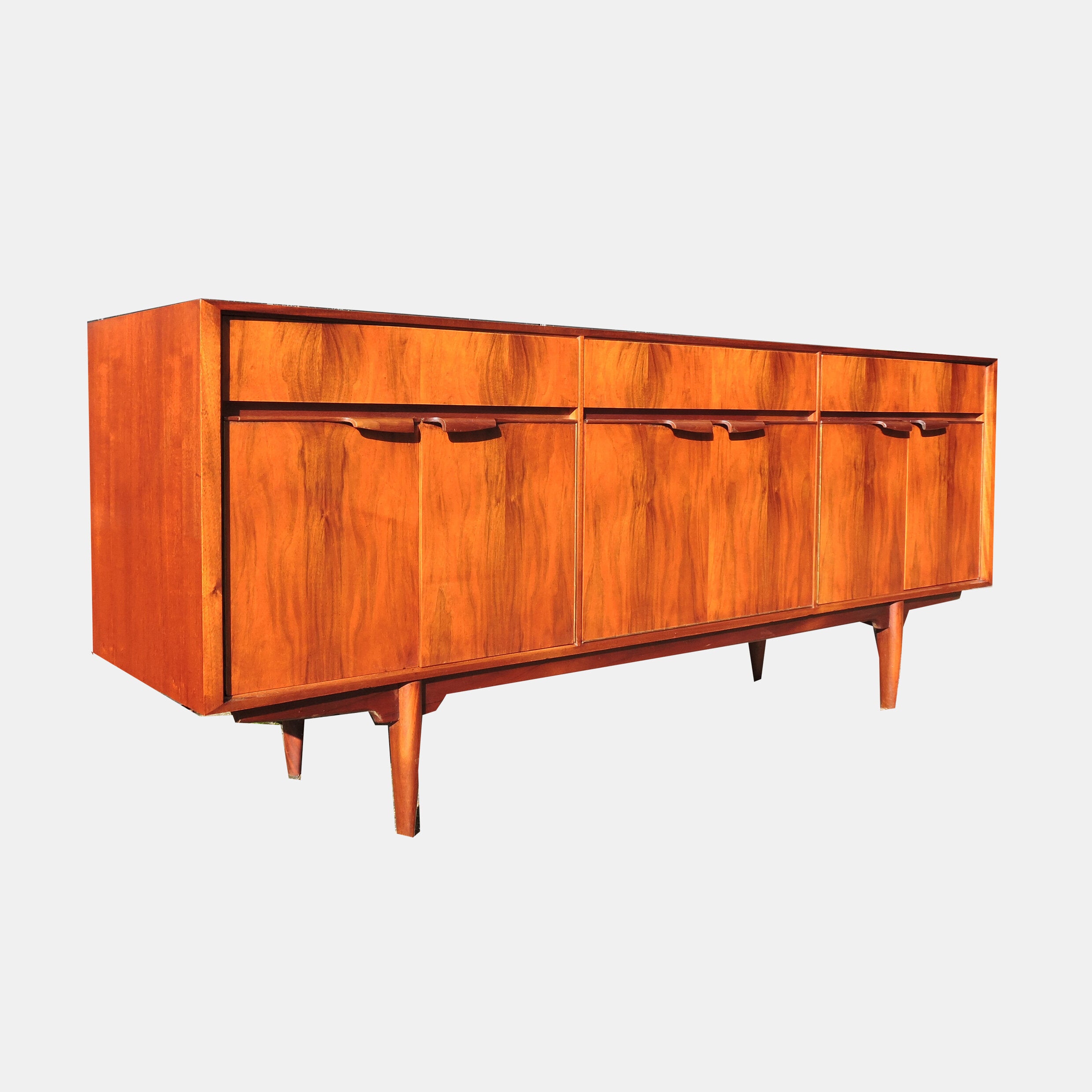 Walnut sideboard by McIntosh, 1960s