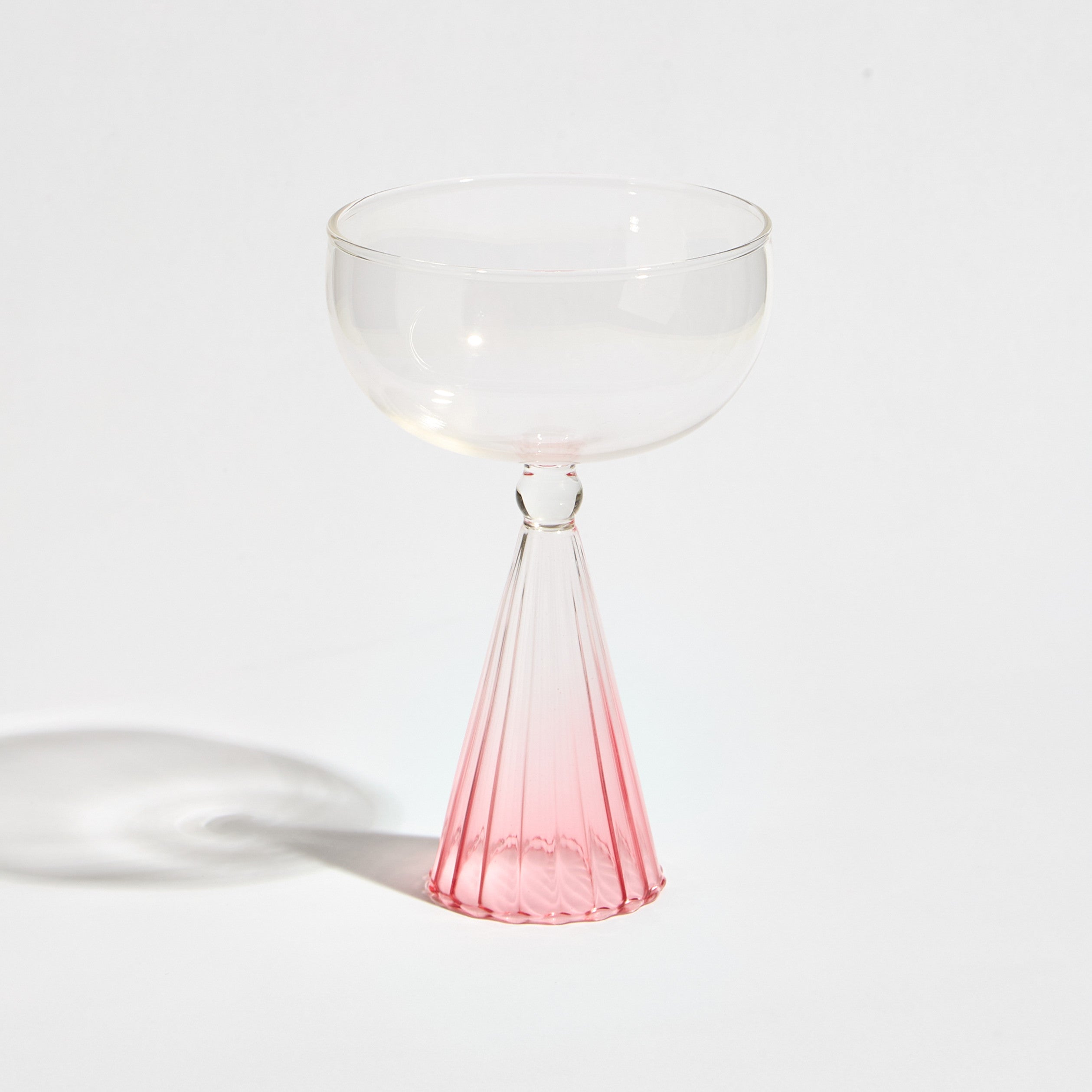 Champagne Glass - Pink Gradient