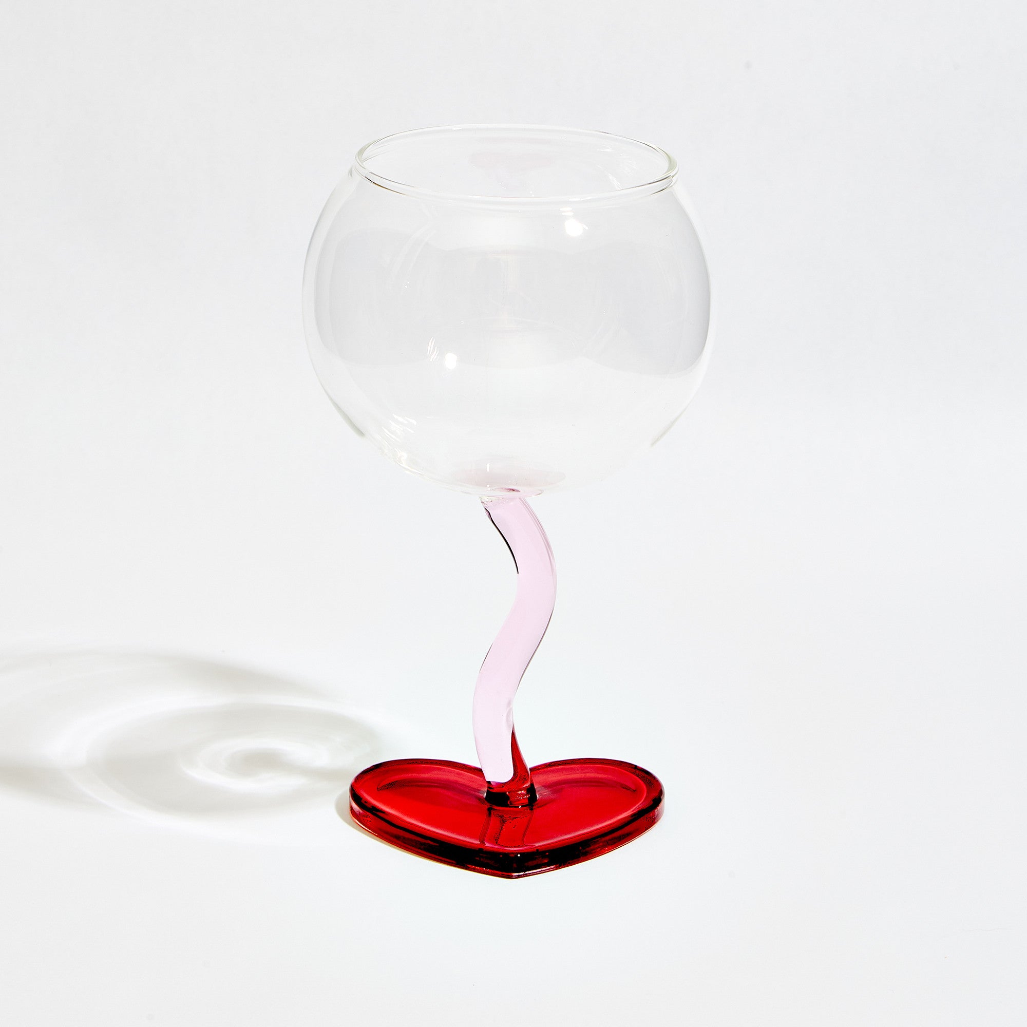 Heart Shaped Wine Glass