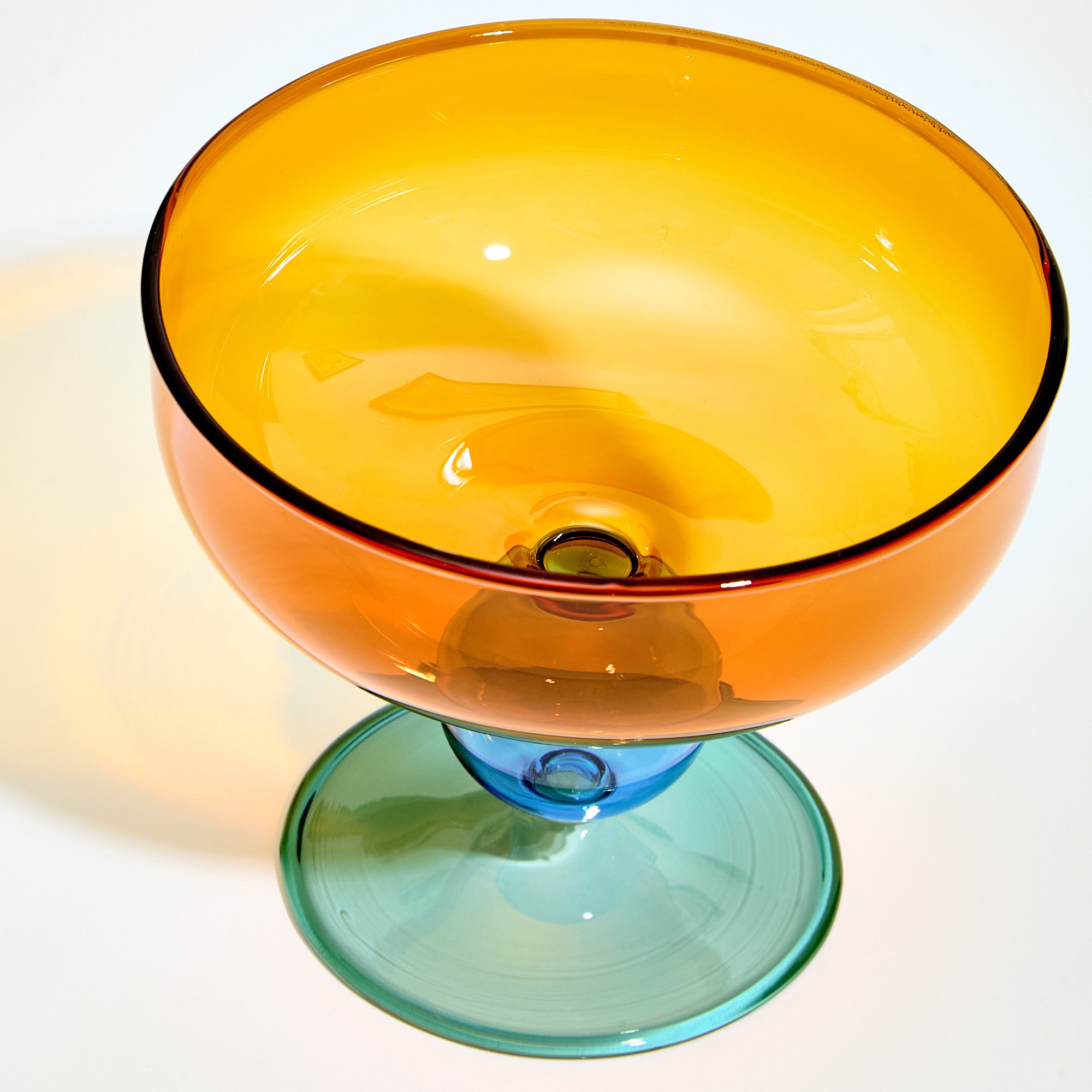 Amber Dessert Glass Bowl - Le Bonbon