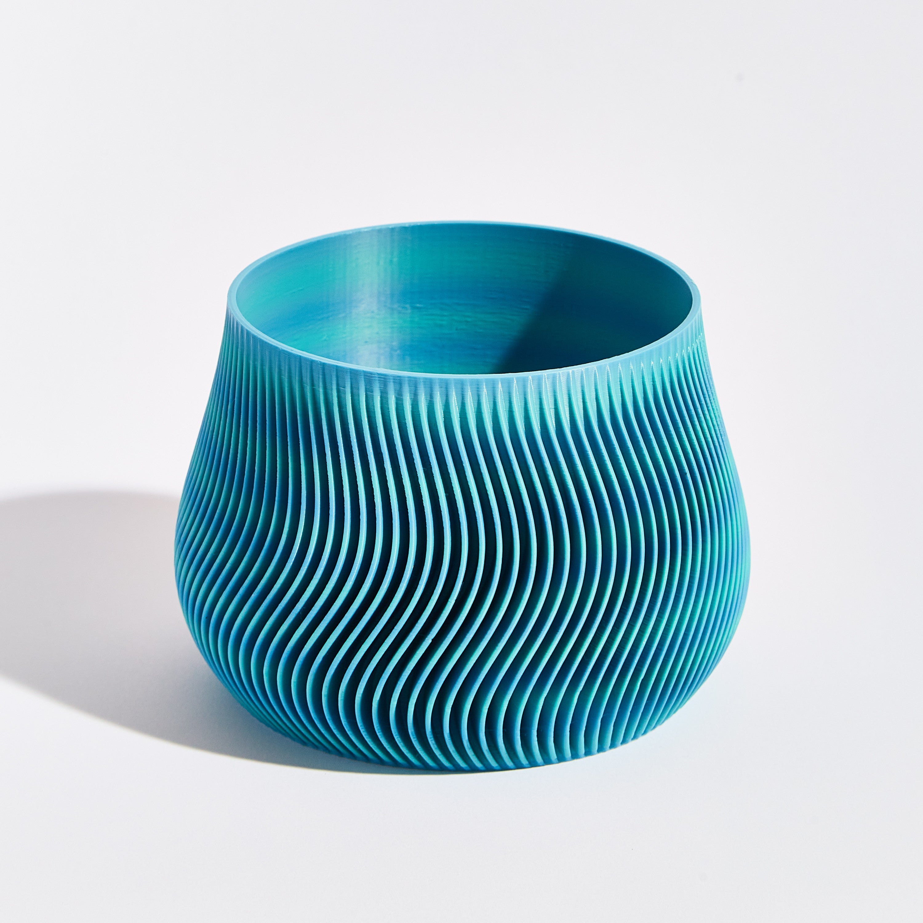 Groovy pot- Ocean blue