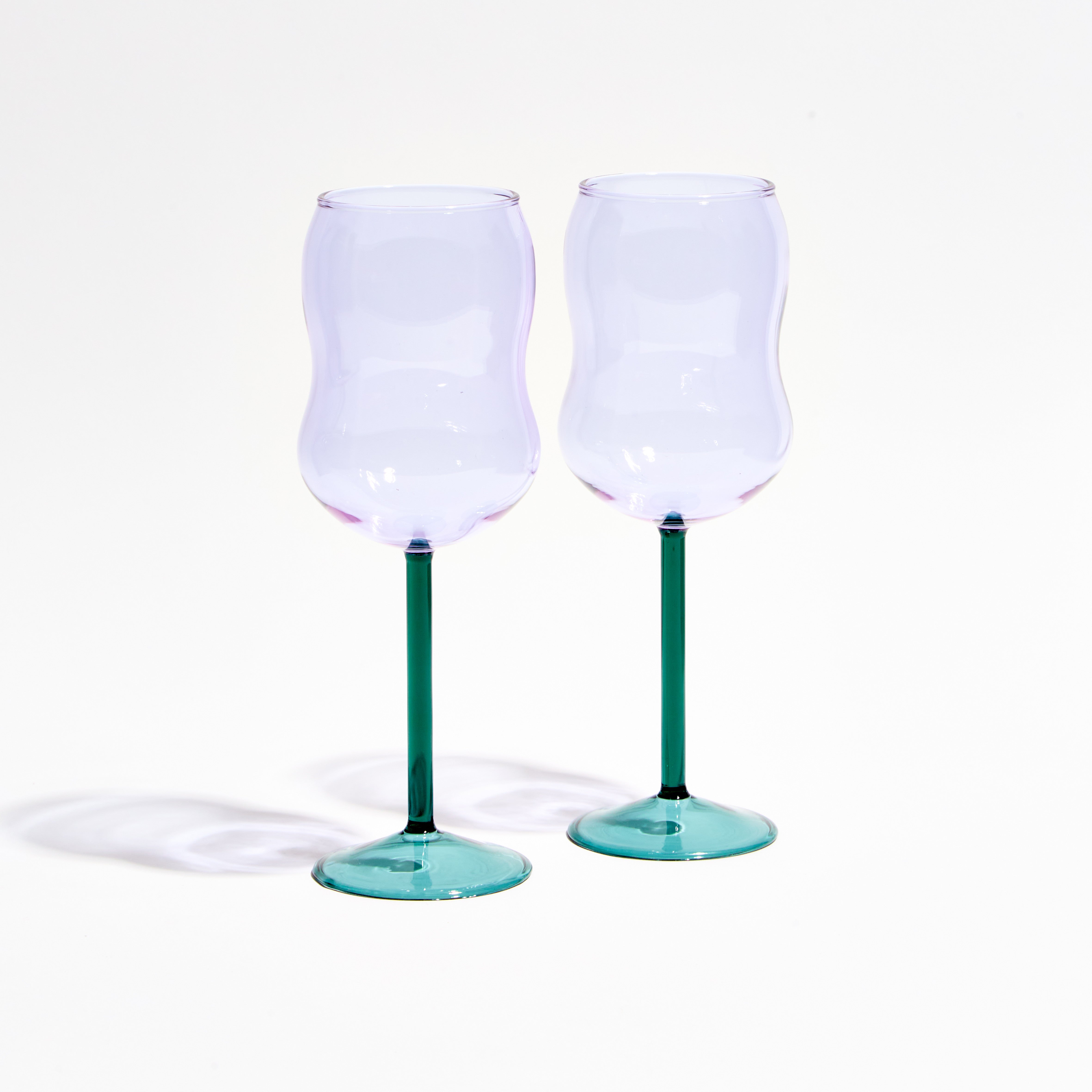 Bubble Wine Glass- Purple